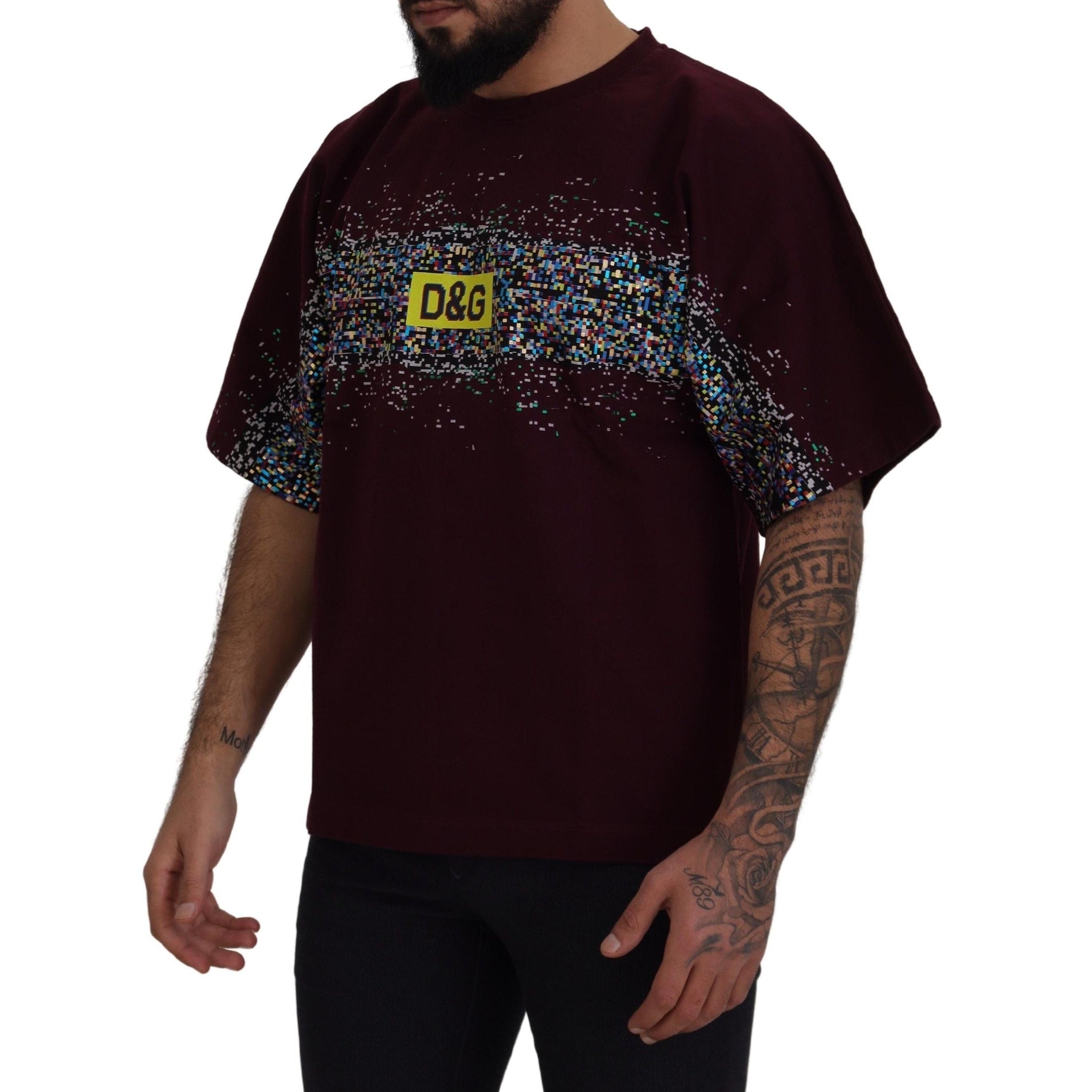 Bordeaux Crewneck Cotton Tee