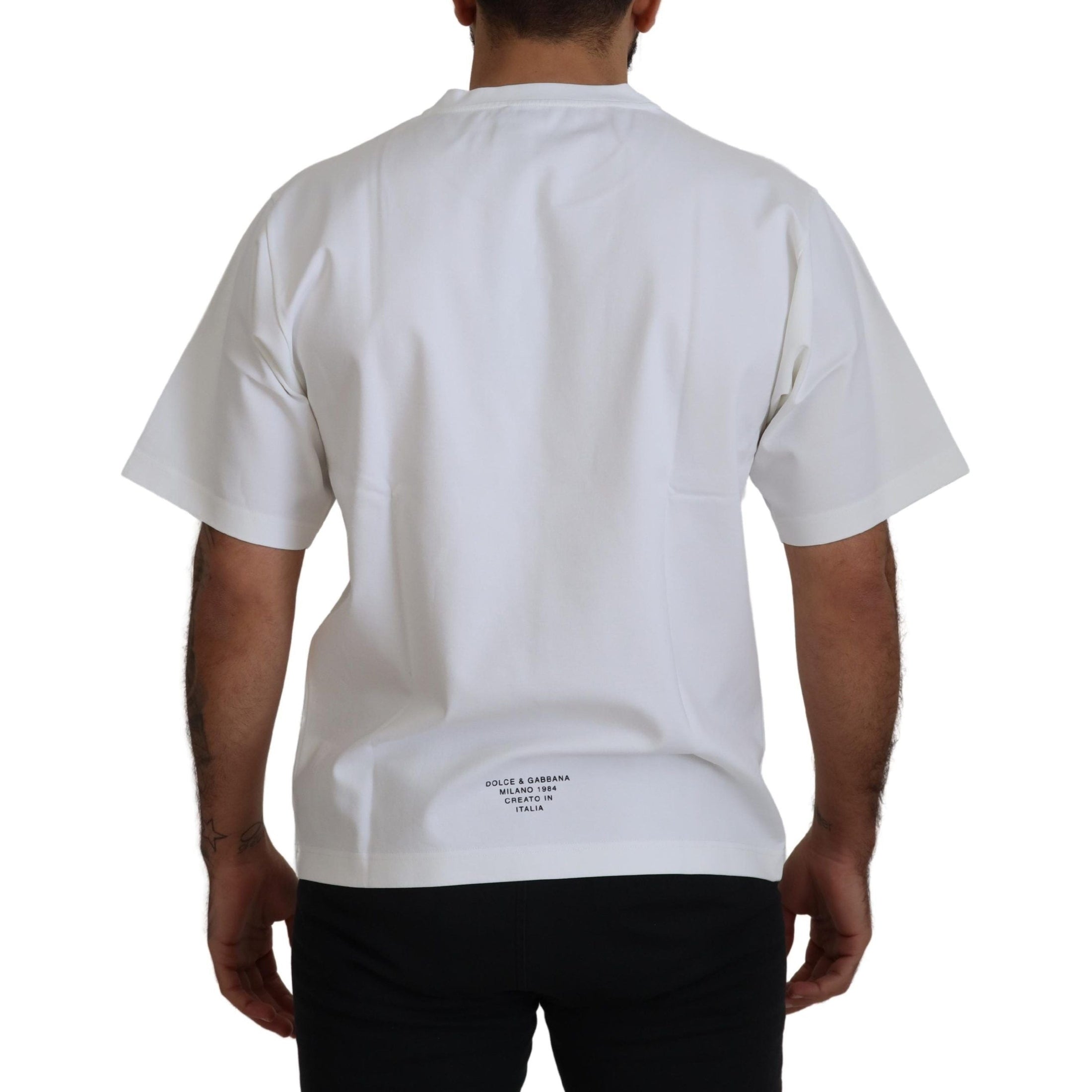 Timeless White Logo Crewneck Tee