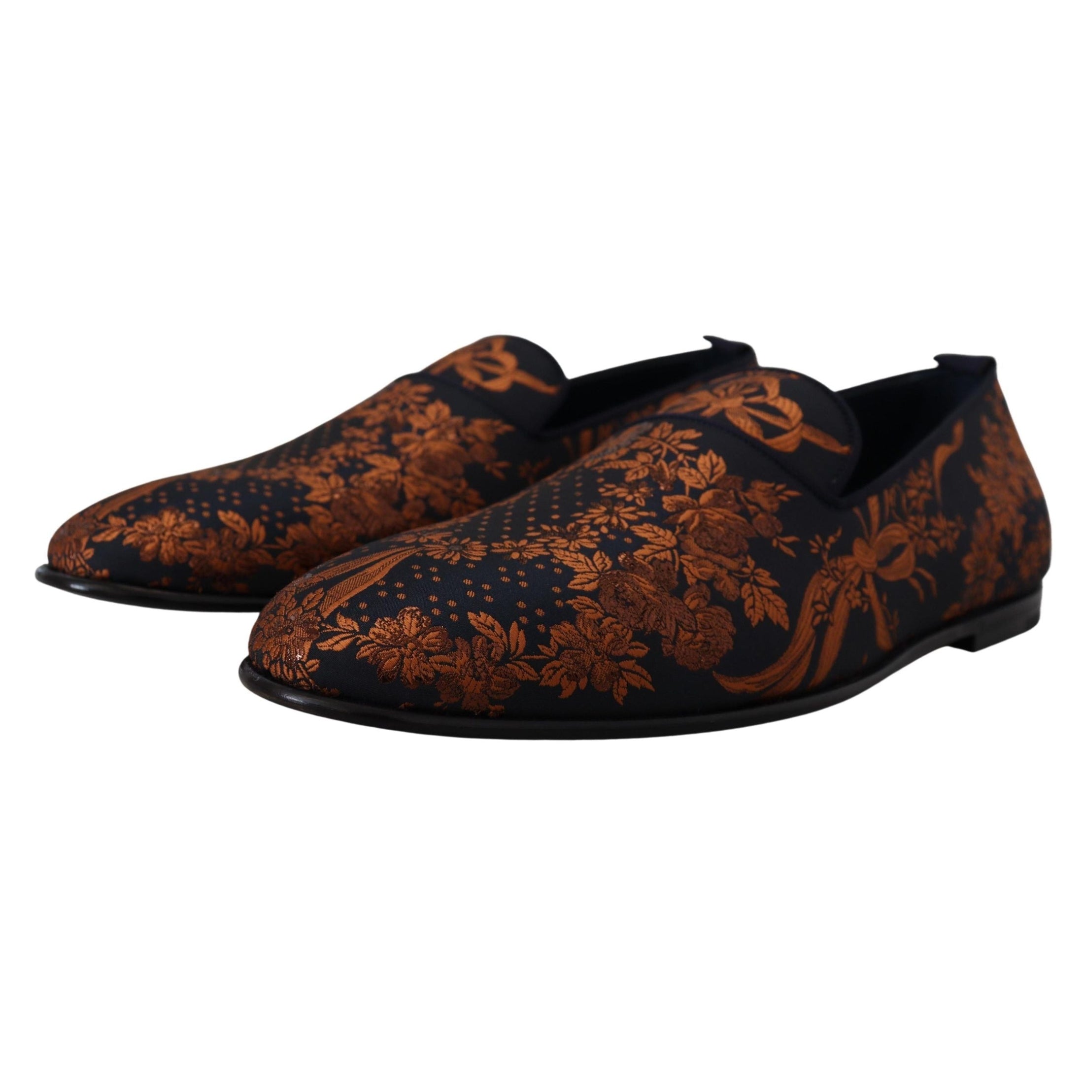 Elegant Floral Slip-On Loafers