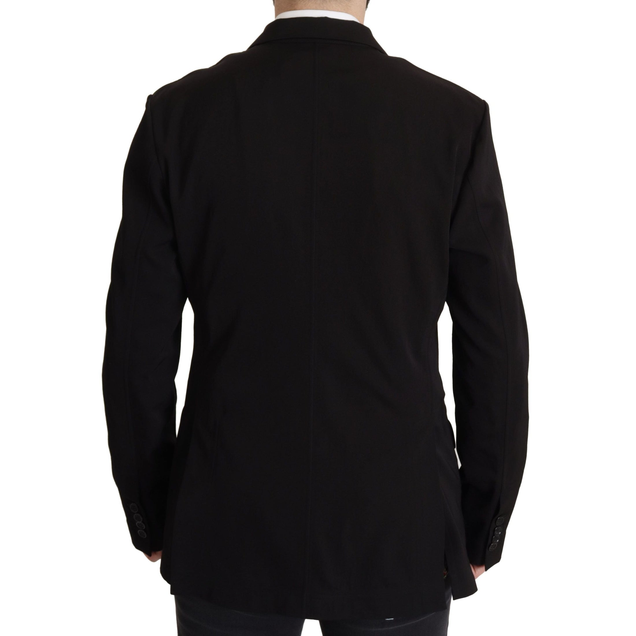 Elegant Virgin Wool Single Breasted Jacket