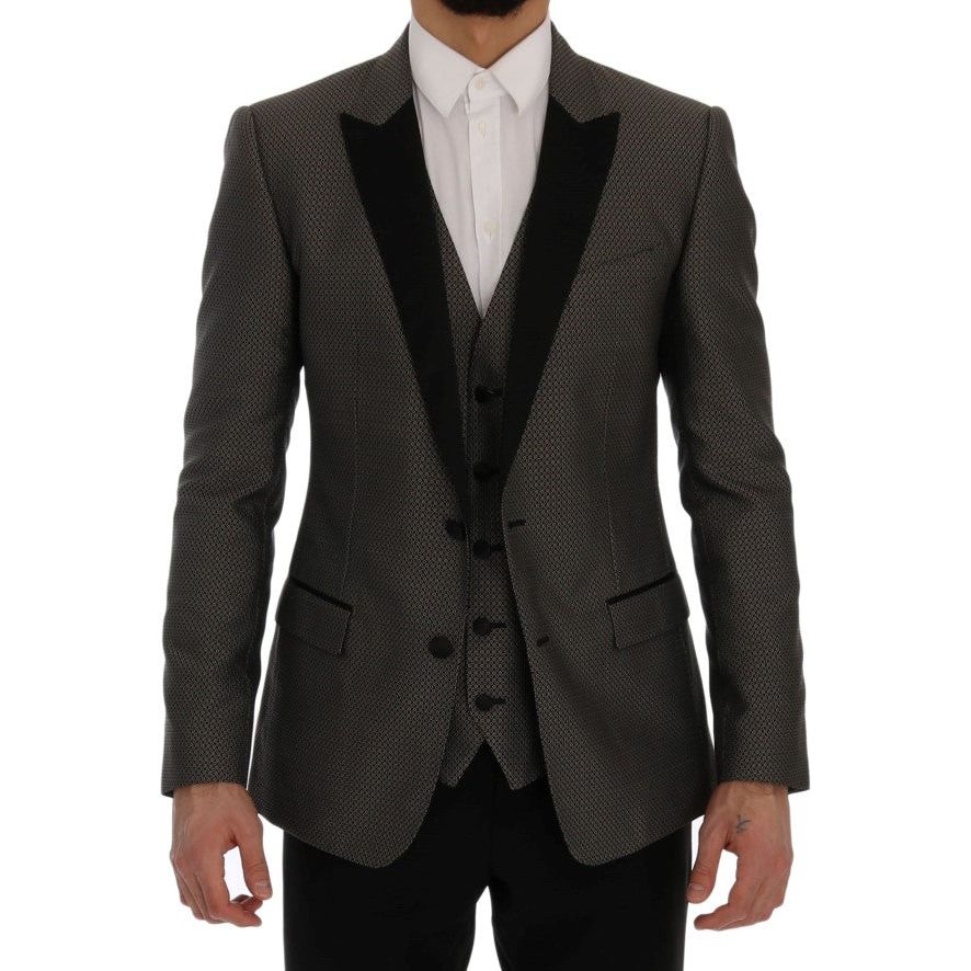 Multicolor Patterned Slim Fit Blazer