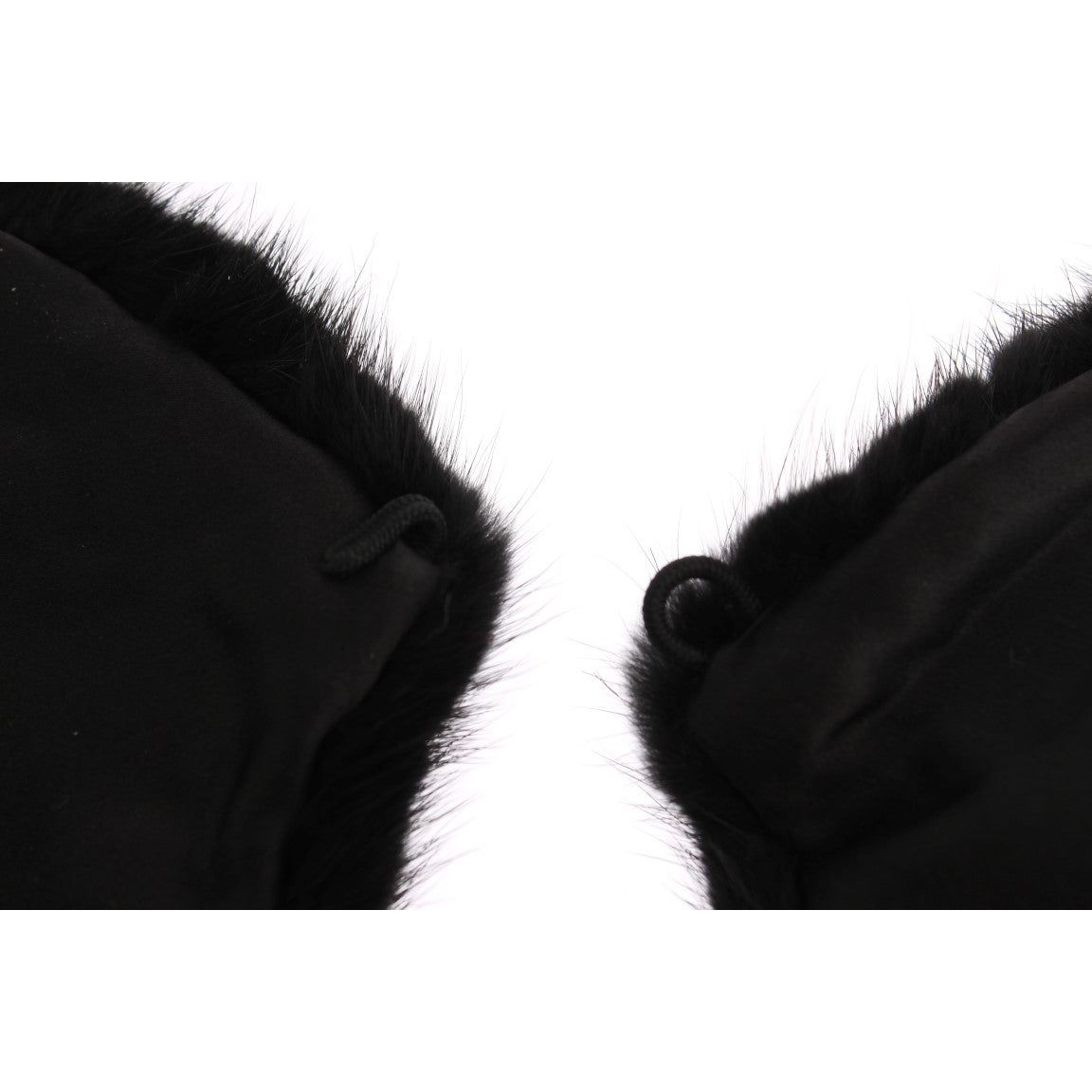 Elegant Black Mink Fur Shoulder Wrap Scarf