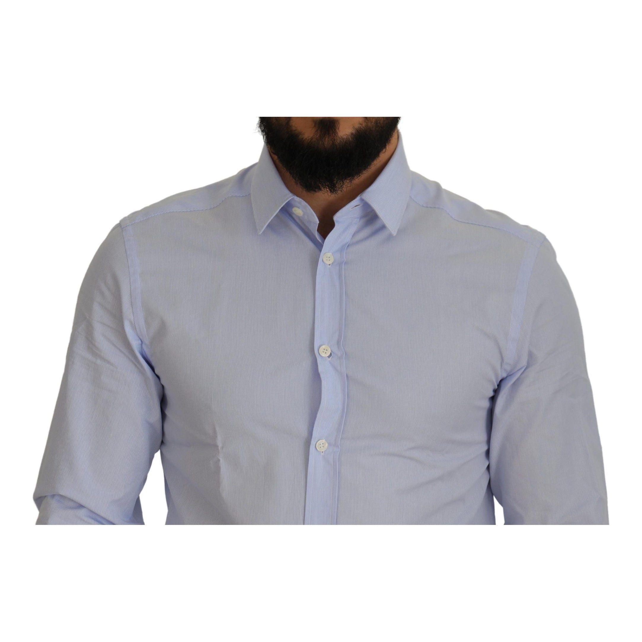 Elegant Light Blue Dress Shirt