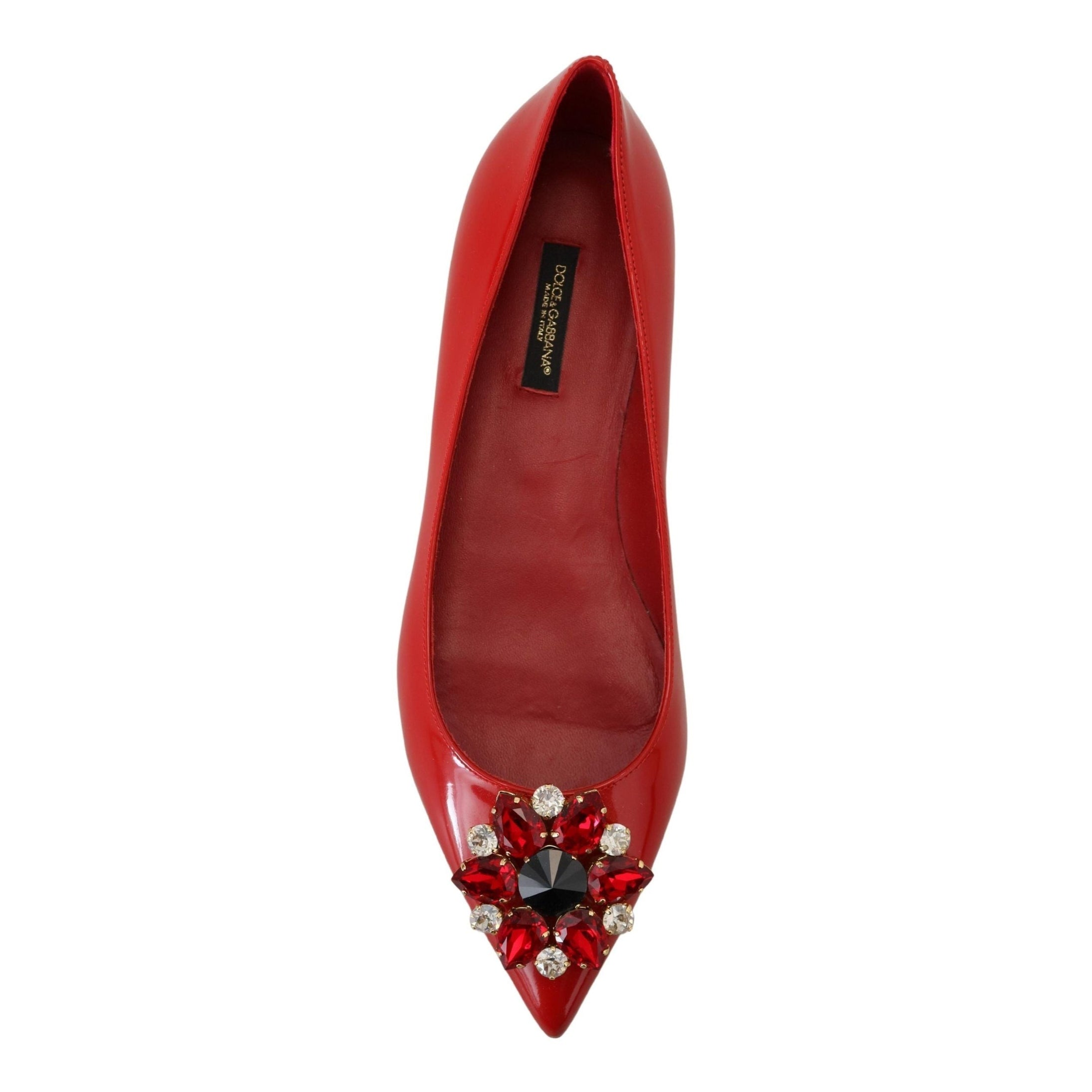 Red Suede Crystal Loafers - Exquisite Elegance