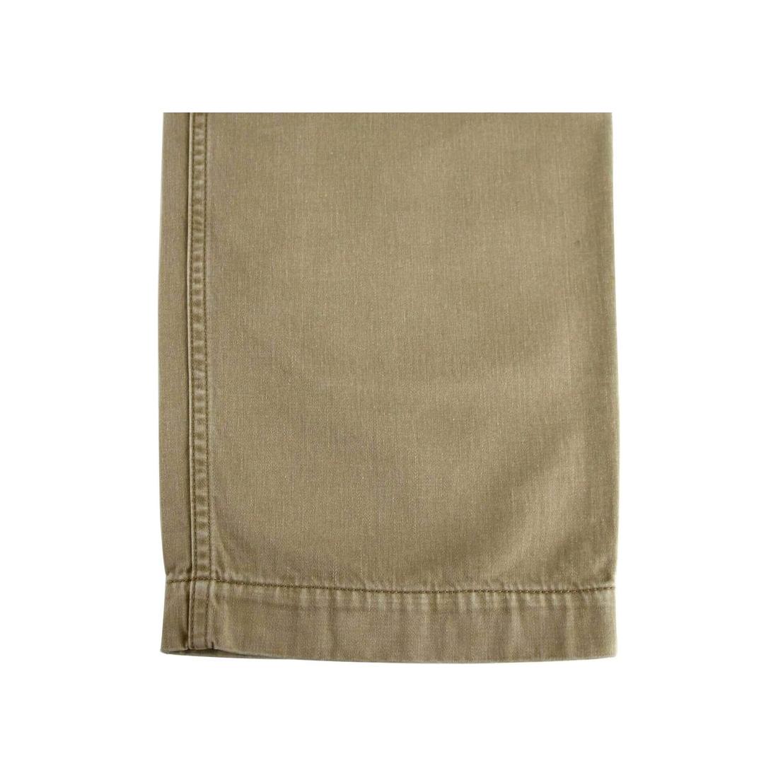 Light Brown Washed Cotton Pant Gucci Print