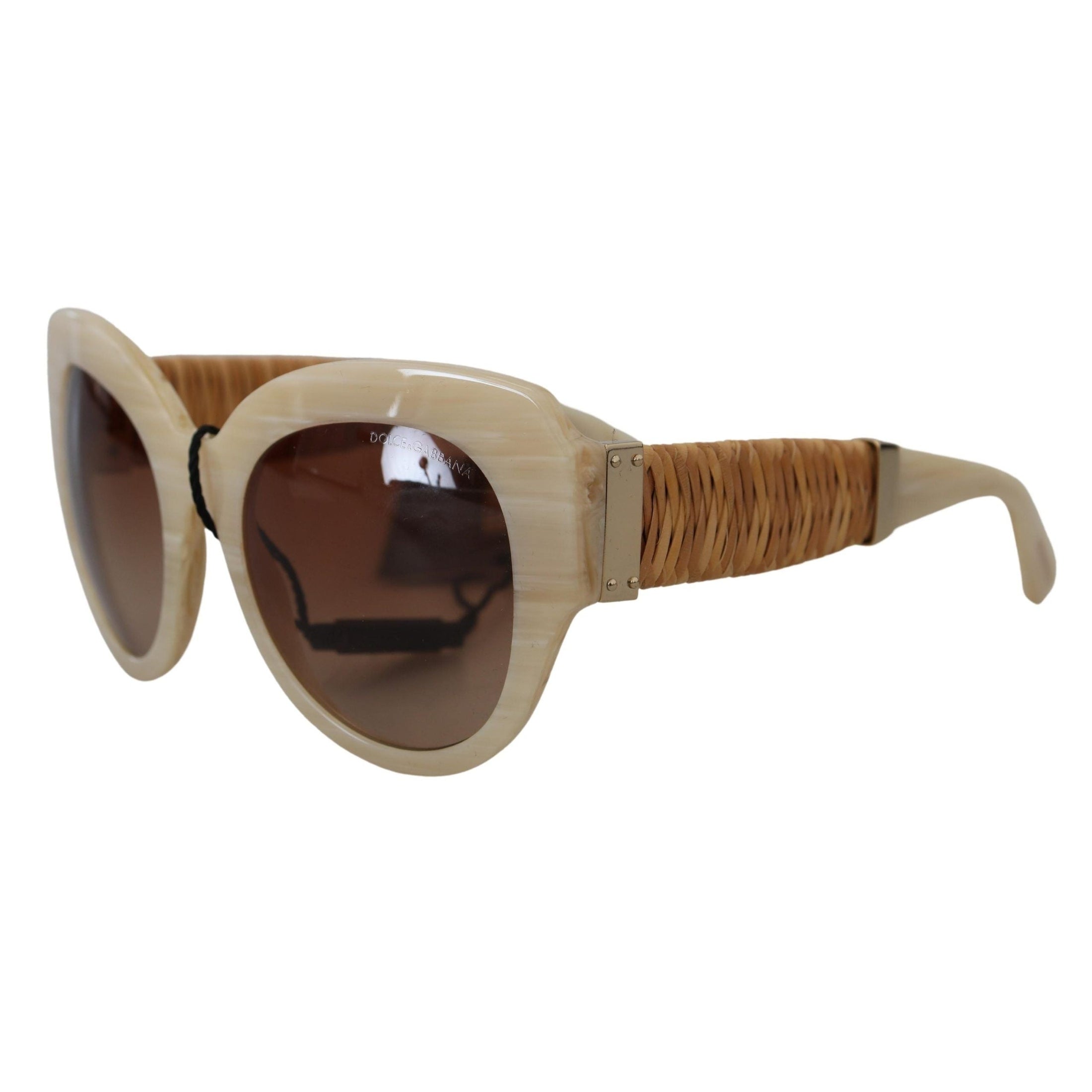 Beige Chic Acetate Women's Sunglasses