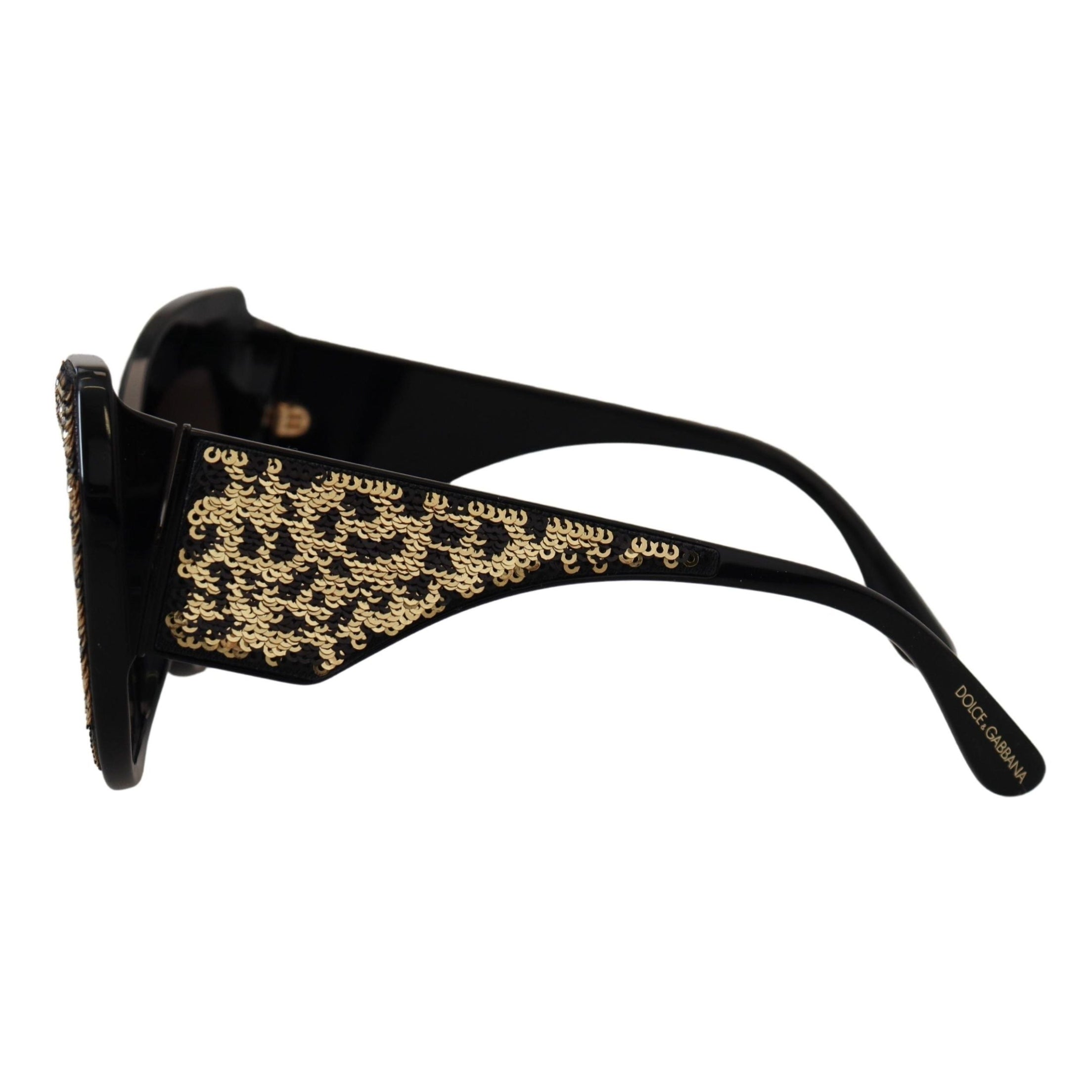 Butterfly Polarized Sequin Sunglasses