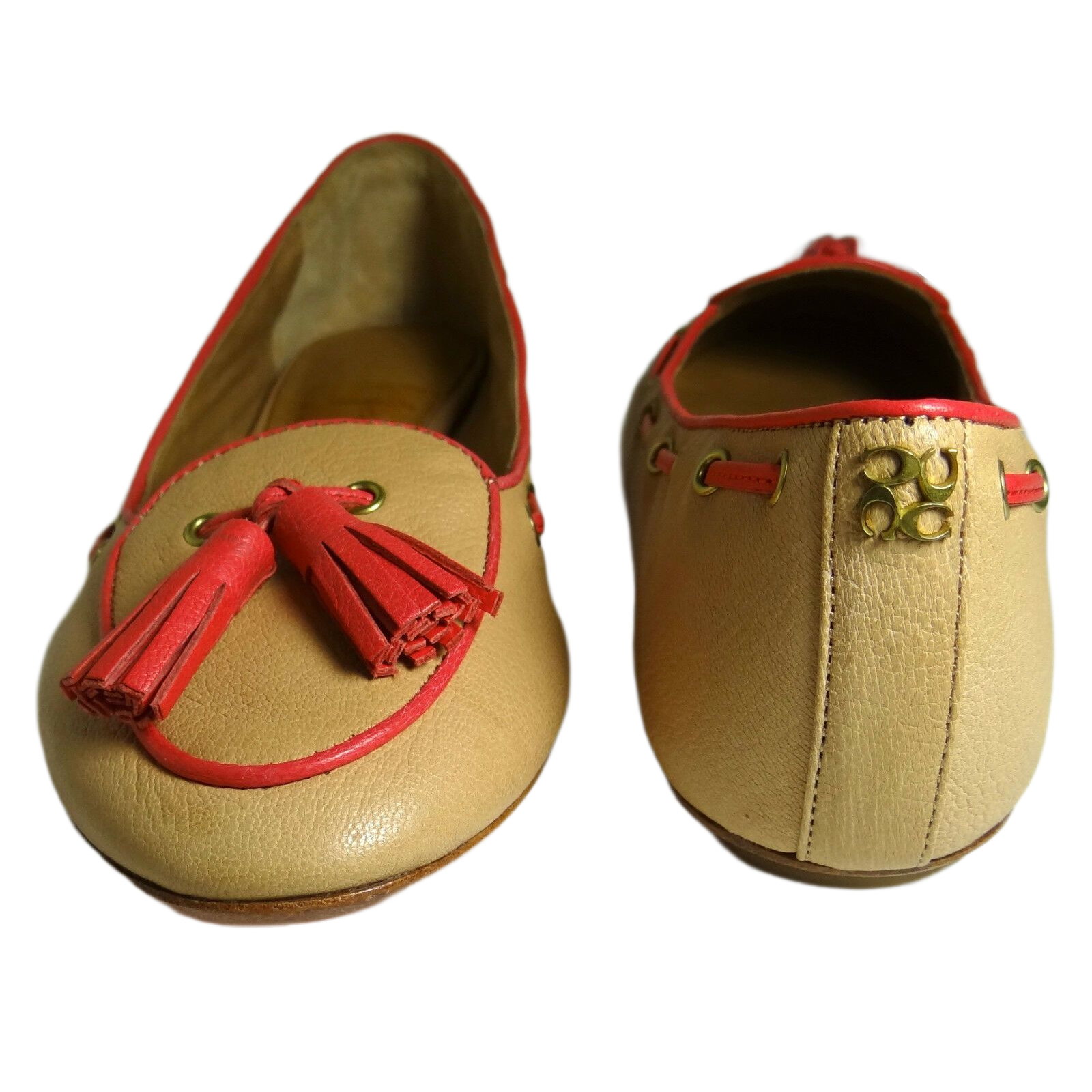 Manika Soft Tan Leather Flat Shoes