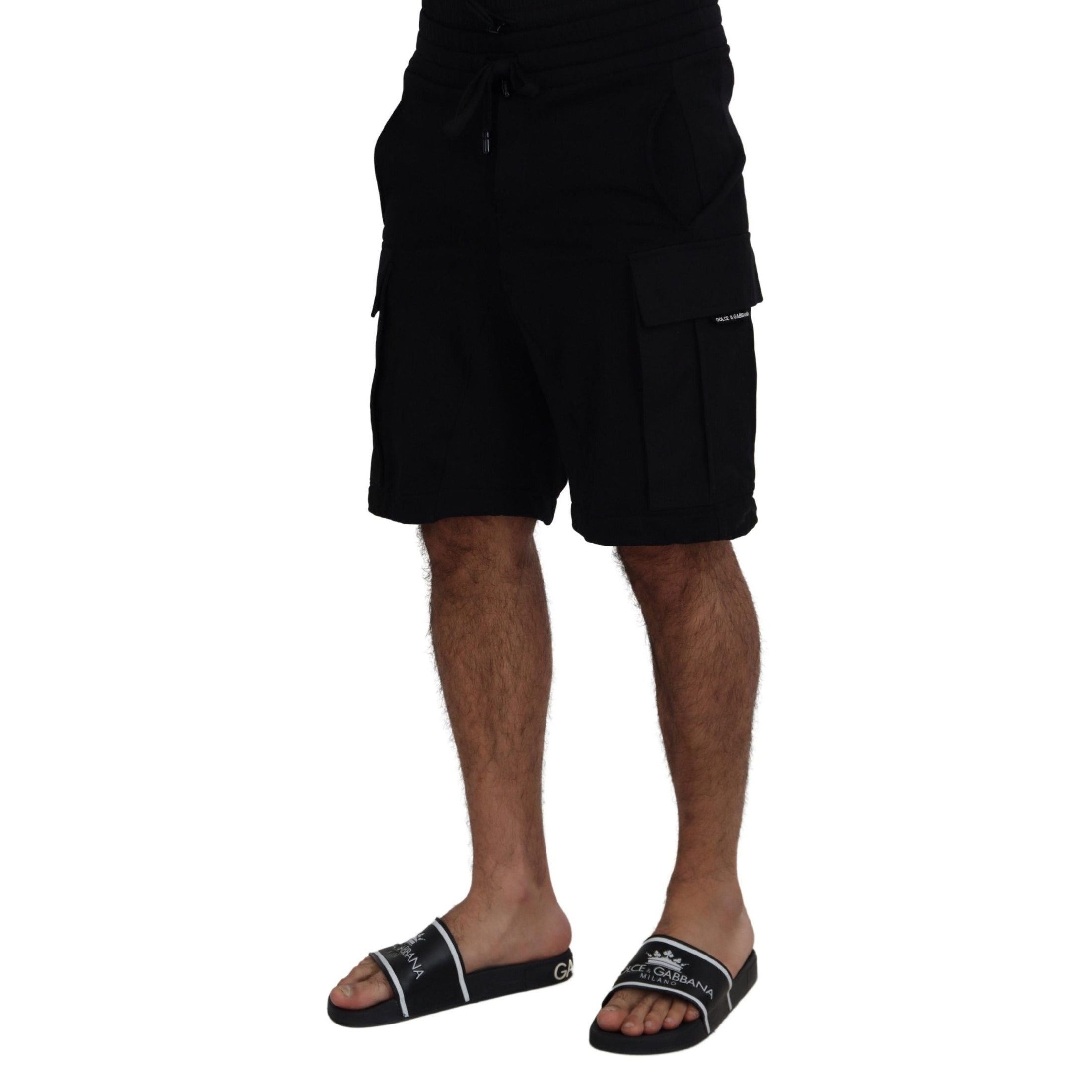 Elevate Your Summer: Classic Black Bermuda Shorts