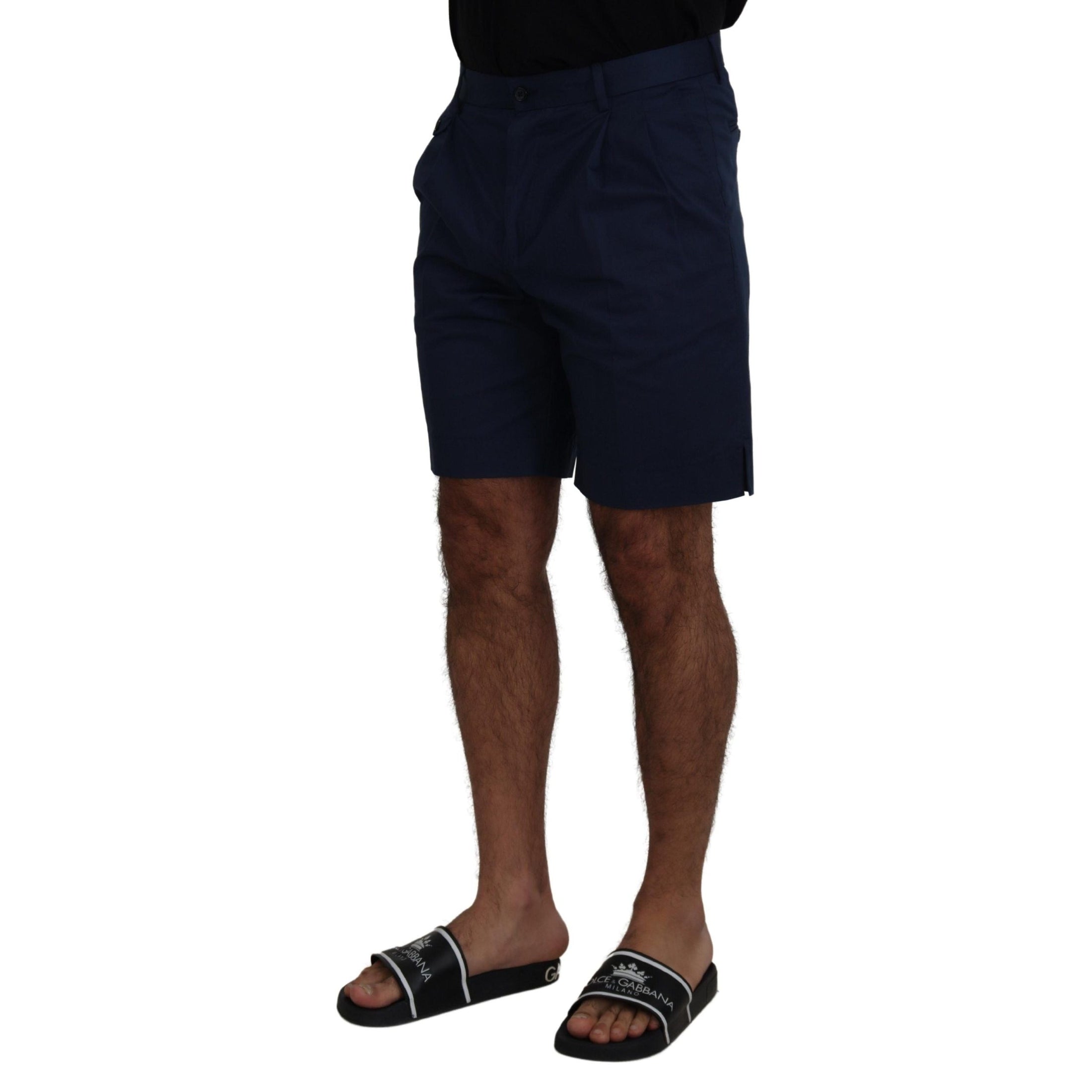 Elegant Blue Chino Shorts – Regular Fit