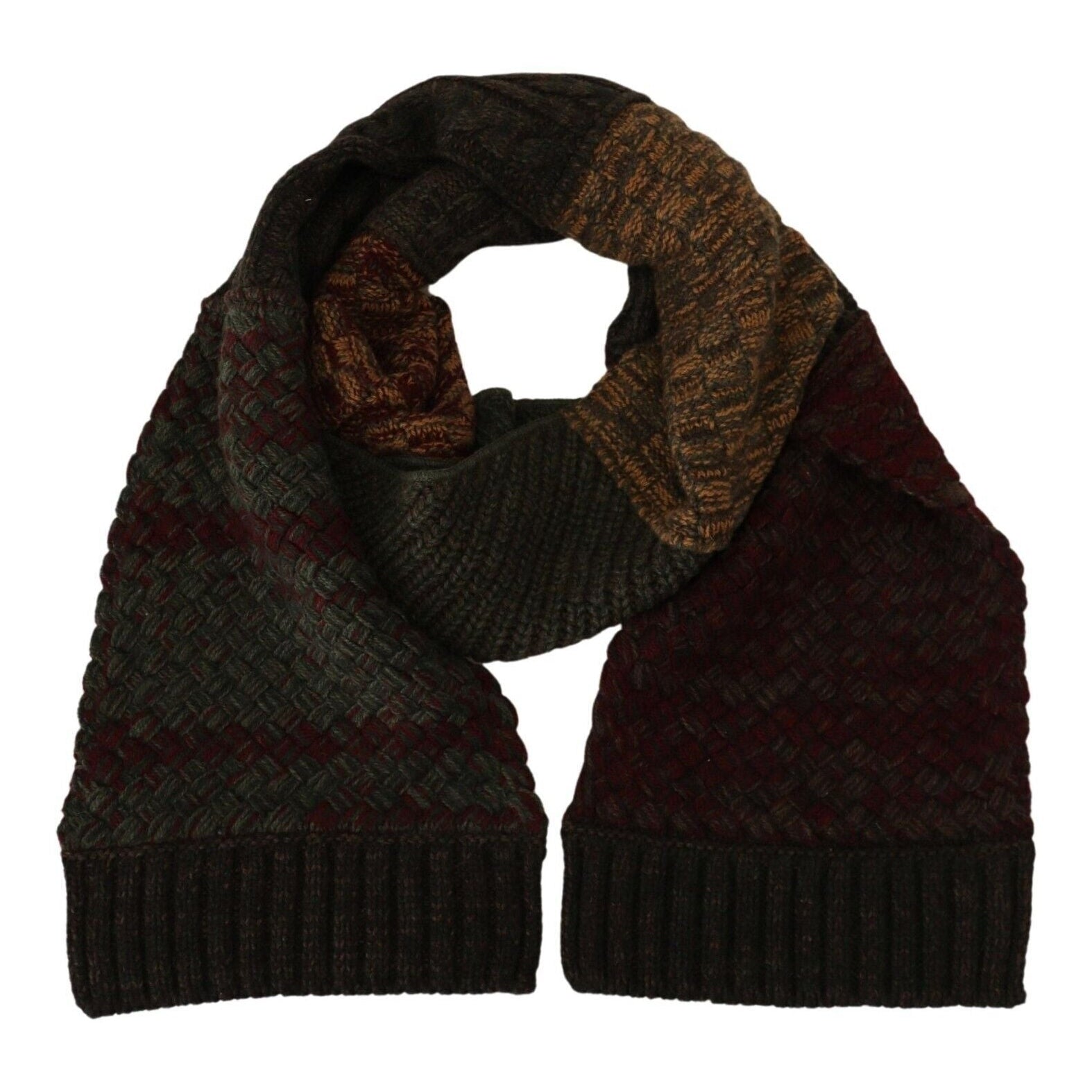 Elegant Cashmere-Wool Blend Men's Scarf