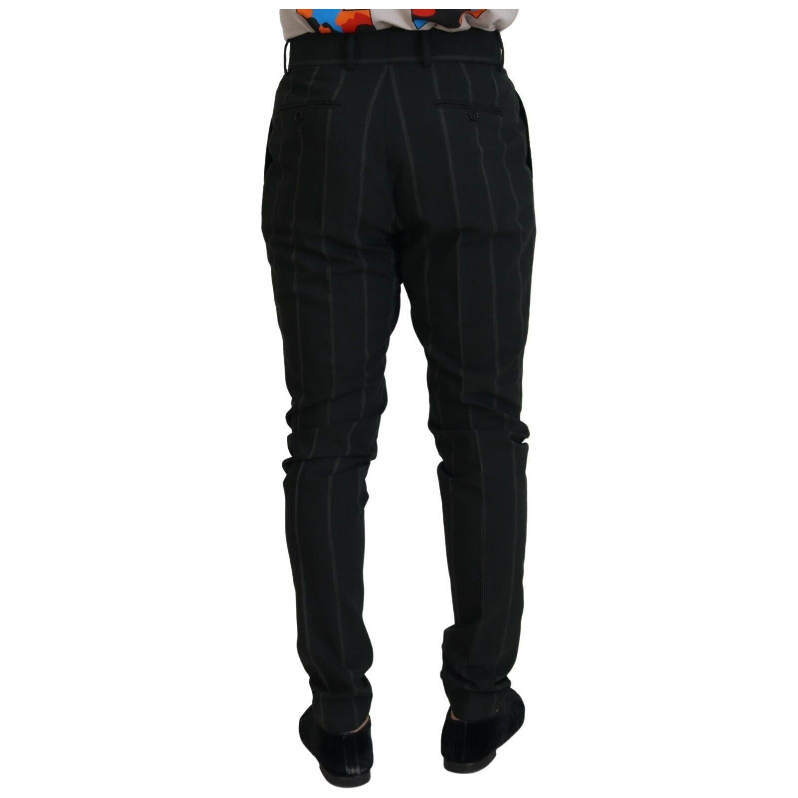 Elegant Black Tailored Trousers