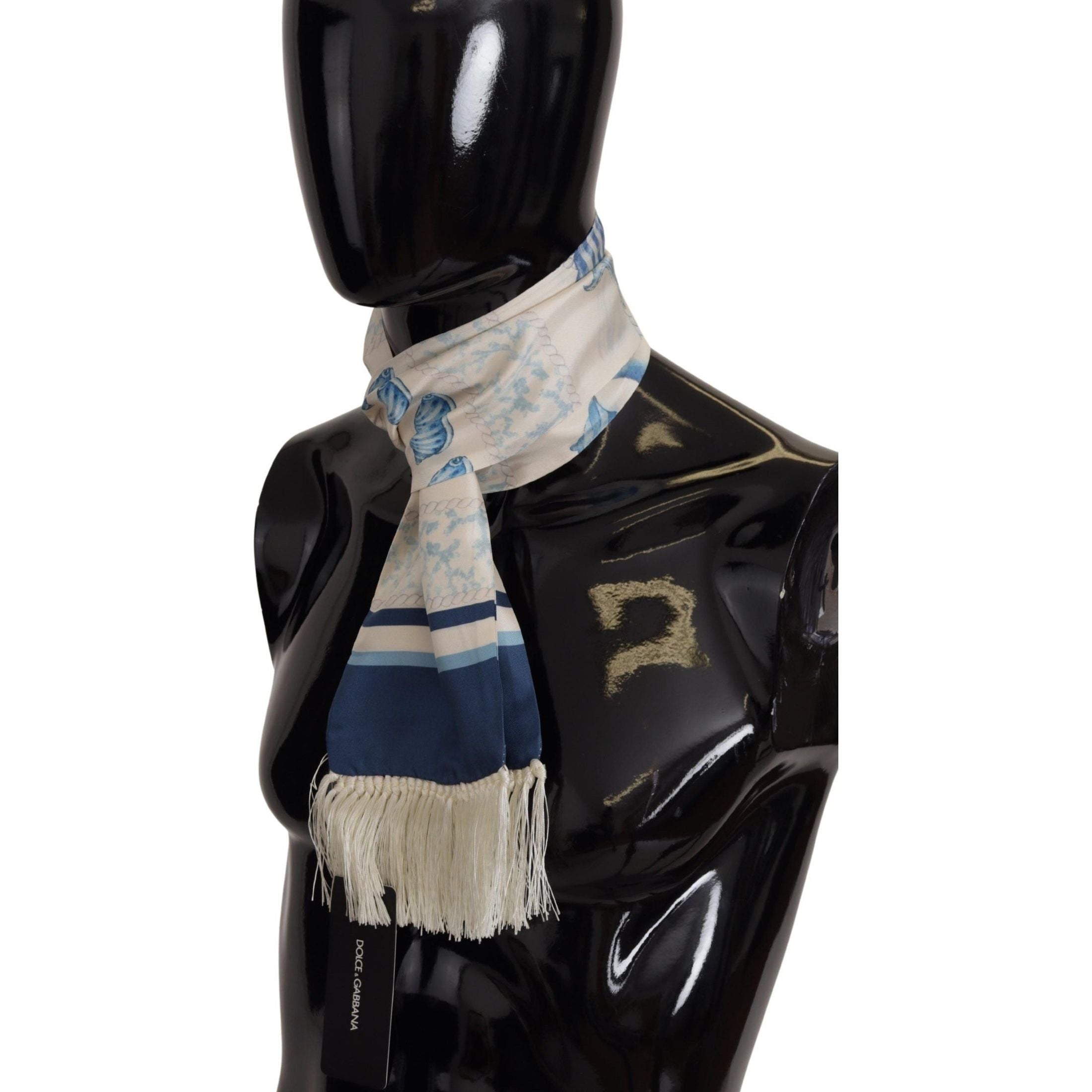 Elegant Multicolor Silk Men's Scarf