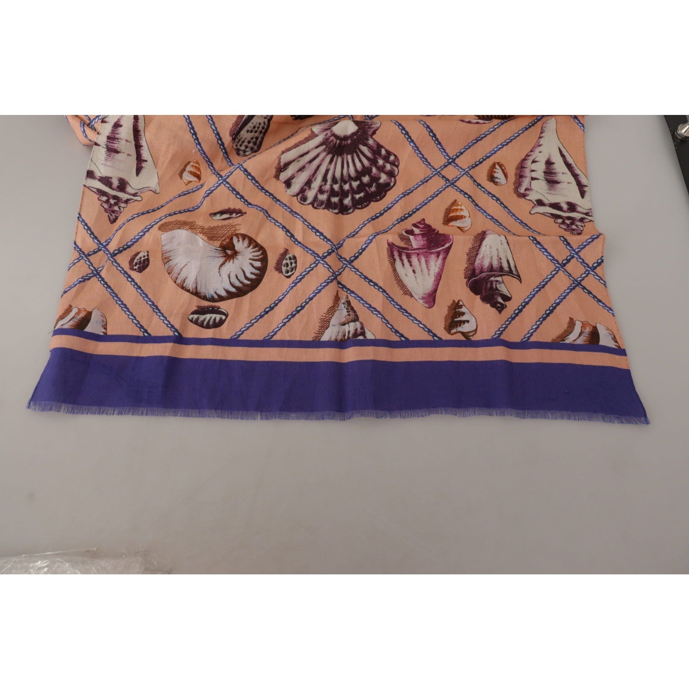 Multicolor Seashell Linen Scarf for Men