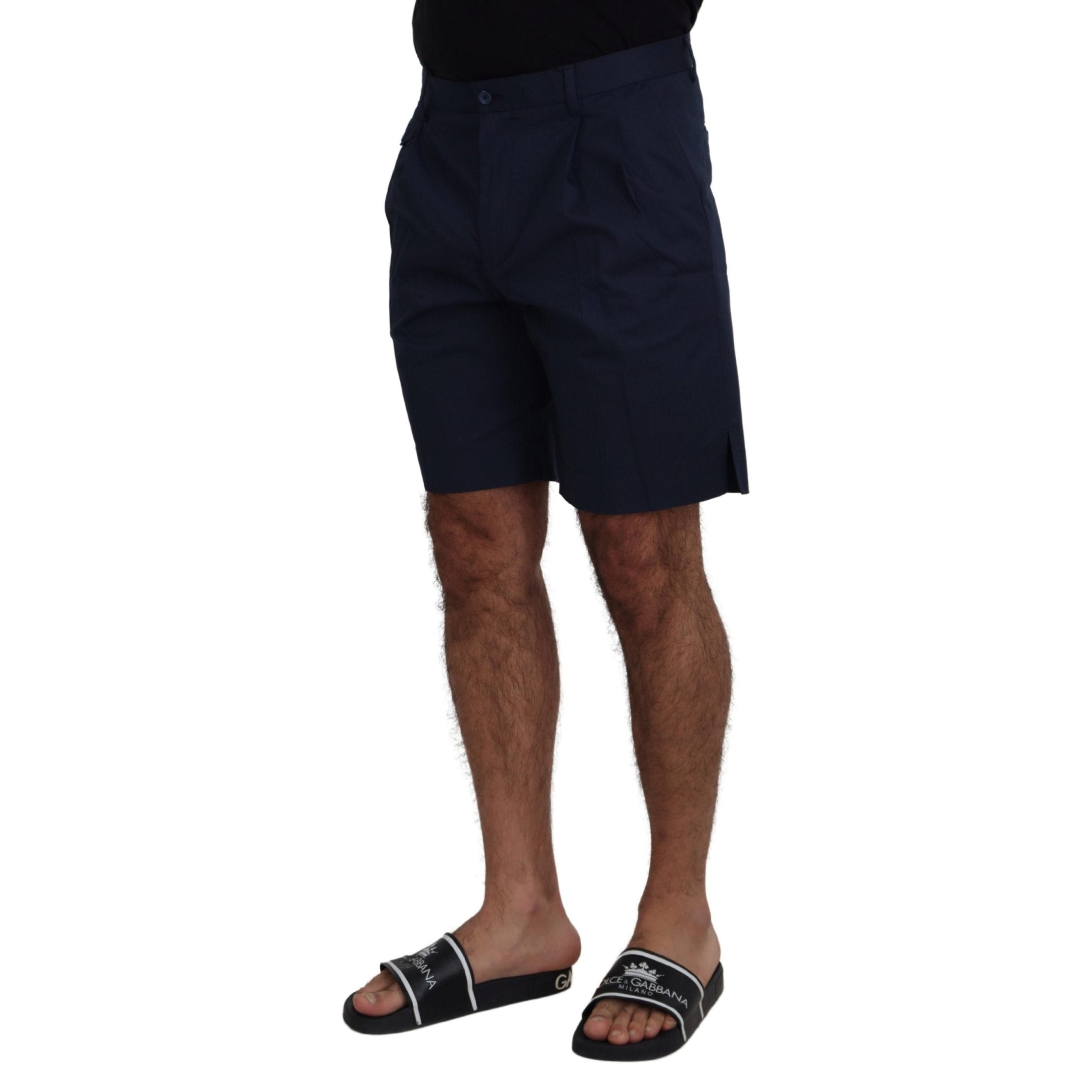 Elegant Blue Chino Shorts