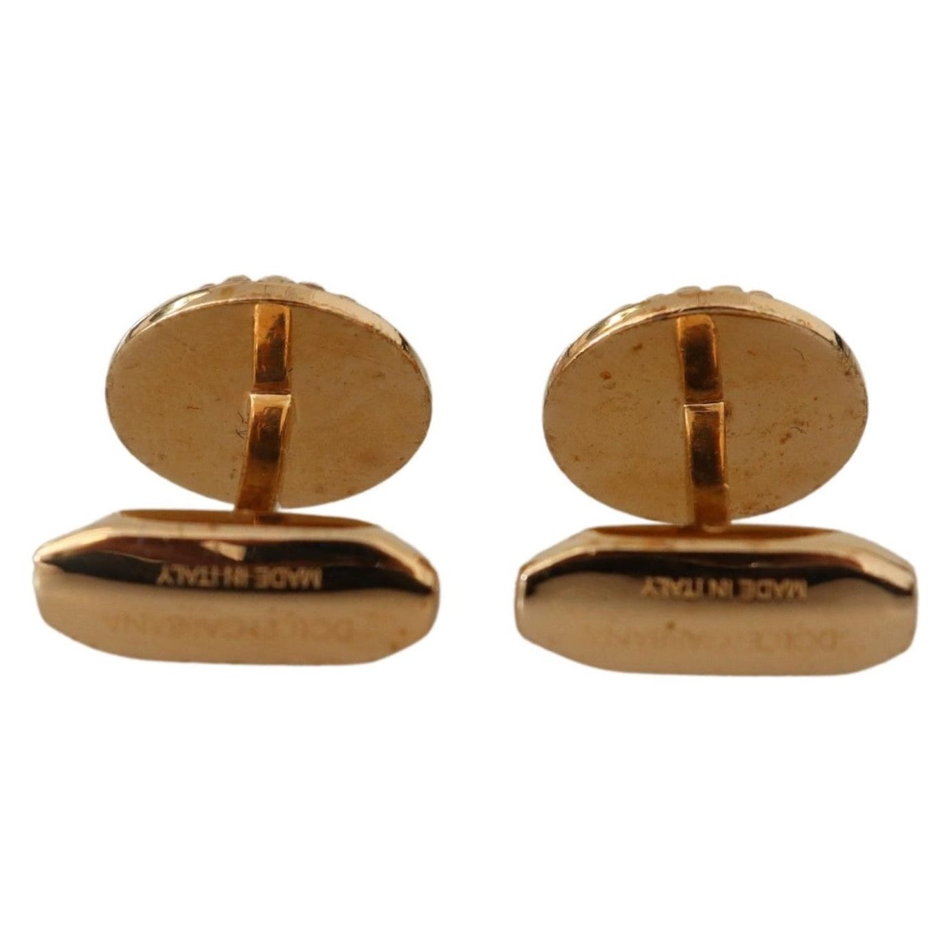 Elegant Gold Plated Brass Men's Cufflinks