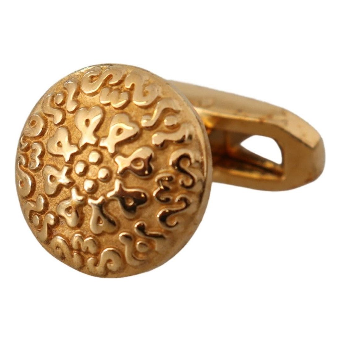 Elegant Gold Plated Brass Men's Cufflinks