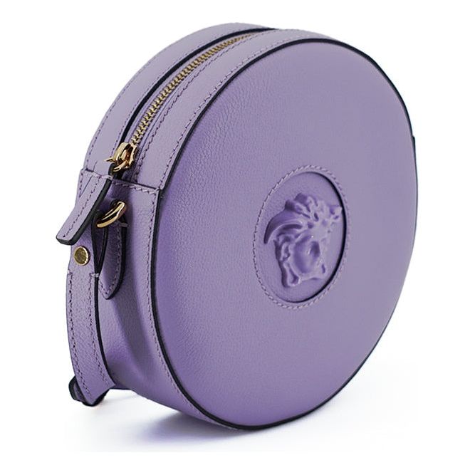 Elegant Purple Round Shoulder Bag