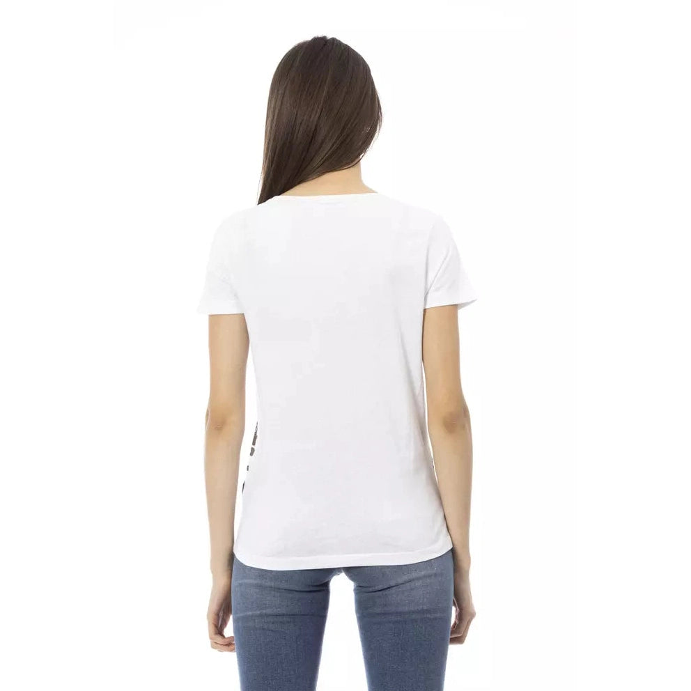 White Cotton Women Top