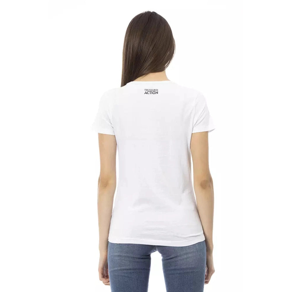 White Cotton Women Top