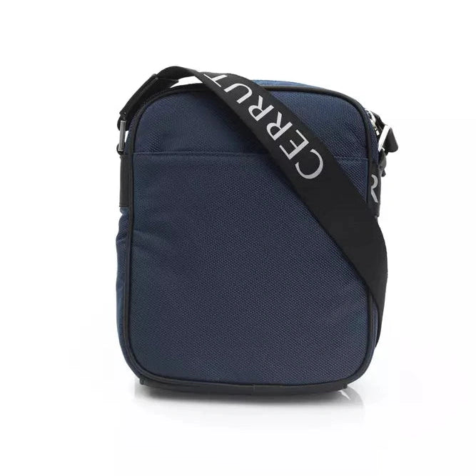 Blue Nylon Men Messenger Bag