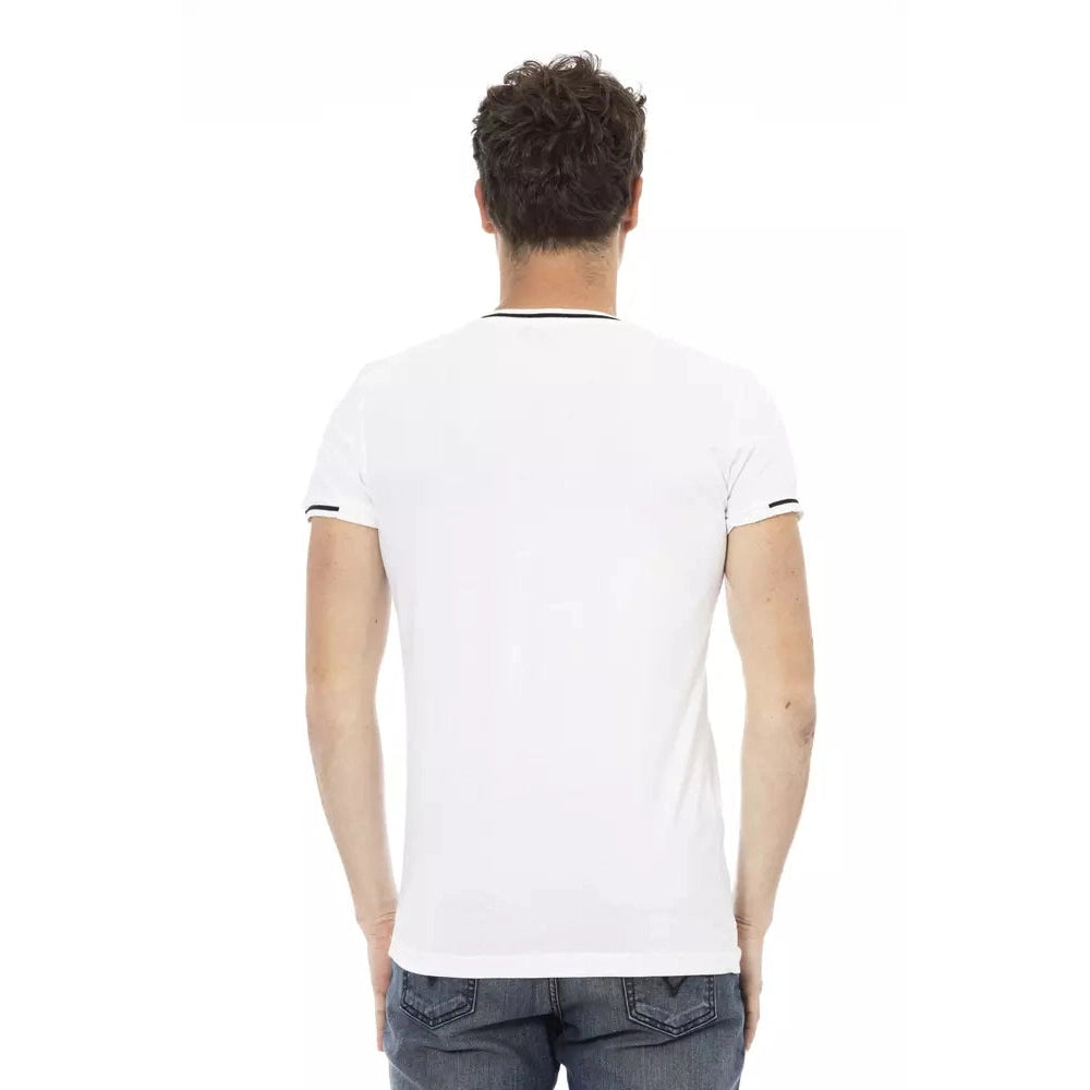 White Cotton Men TShirt