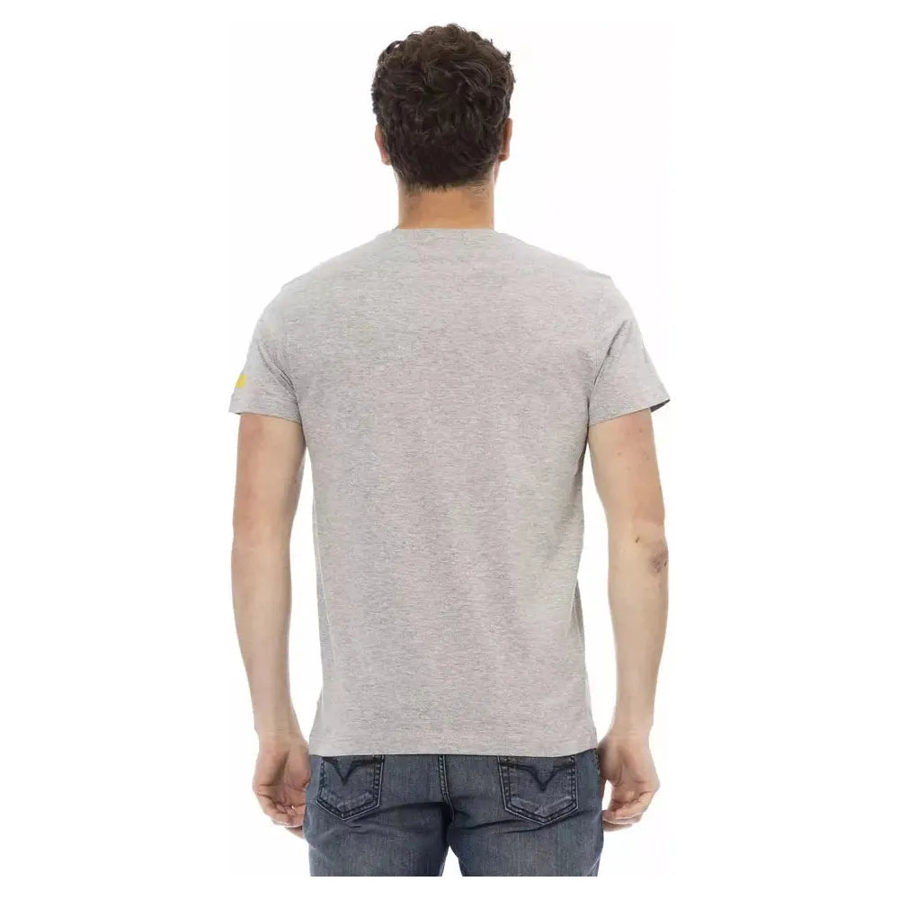 Charcoal Cotton Men T-Shirt