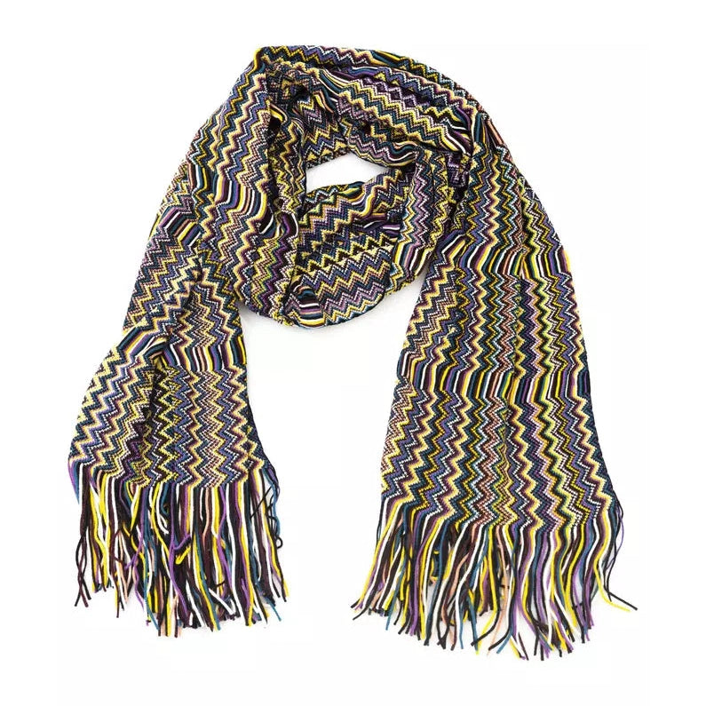 Multicolor Wool Women Scarf