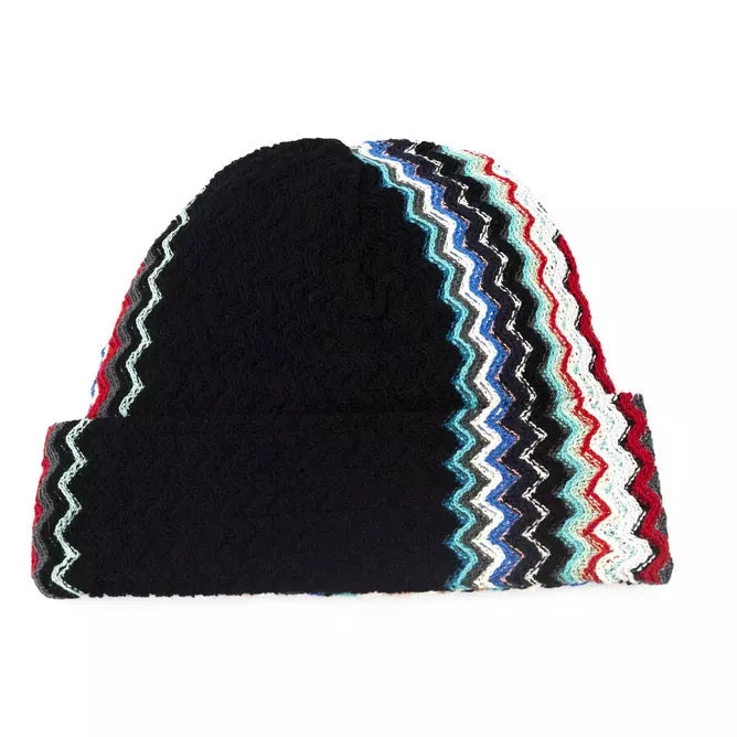 Multicolor Wool Men Hat