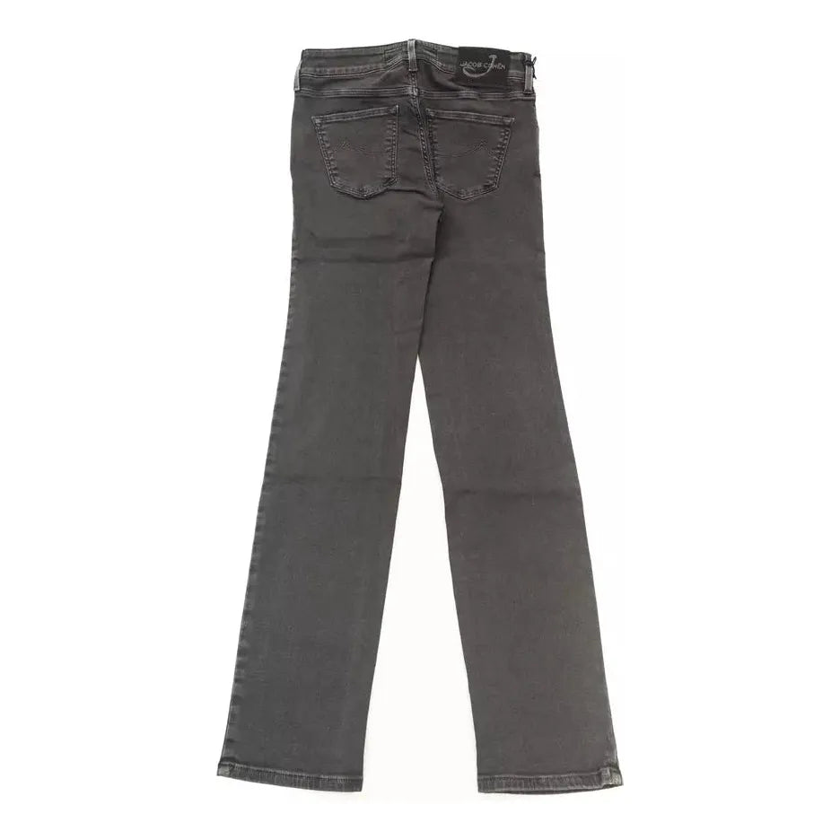 Black Cotton Women Jeans