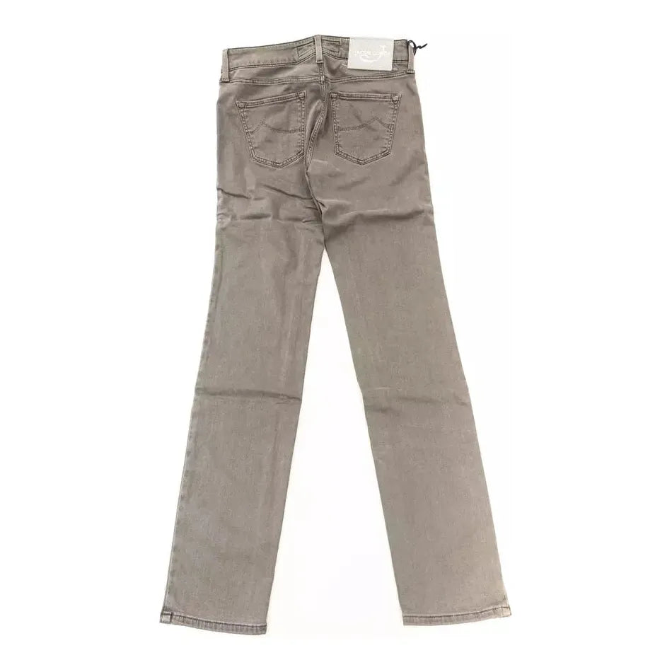 Gray Modal Women Jeans