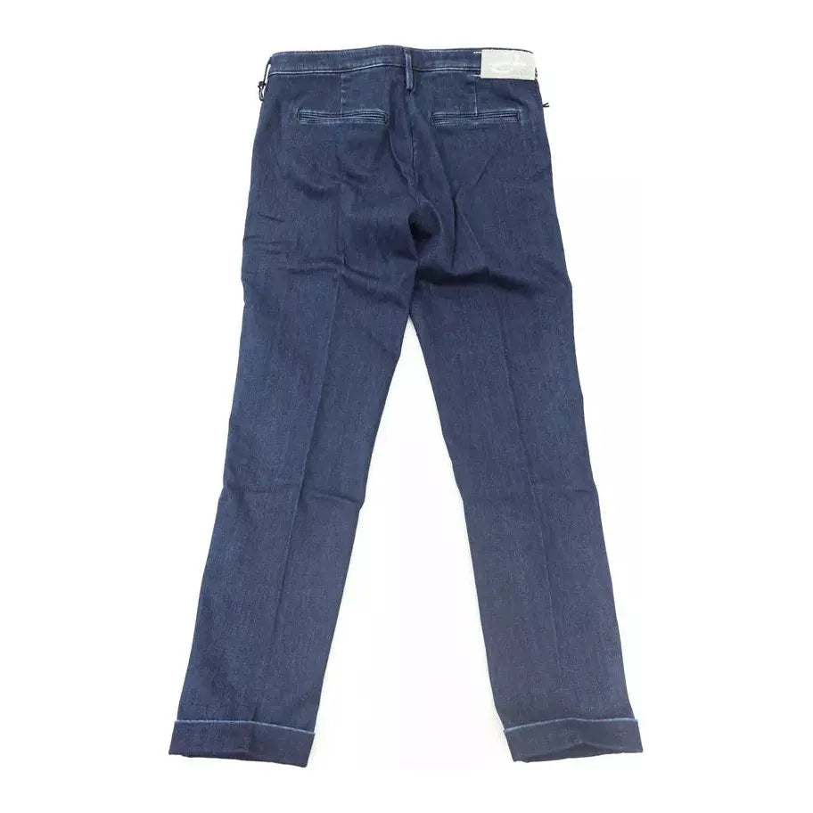 Blue Cotton Women Jeans