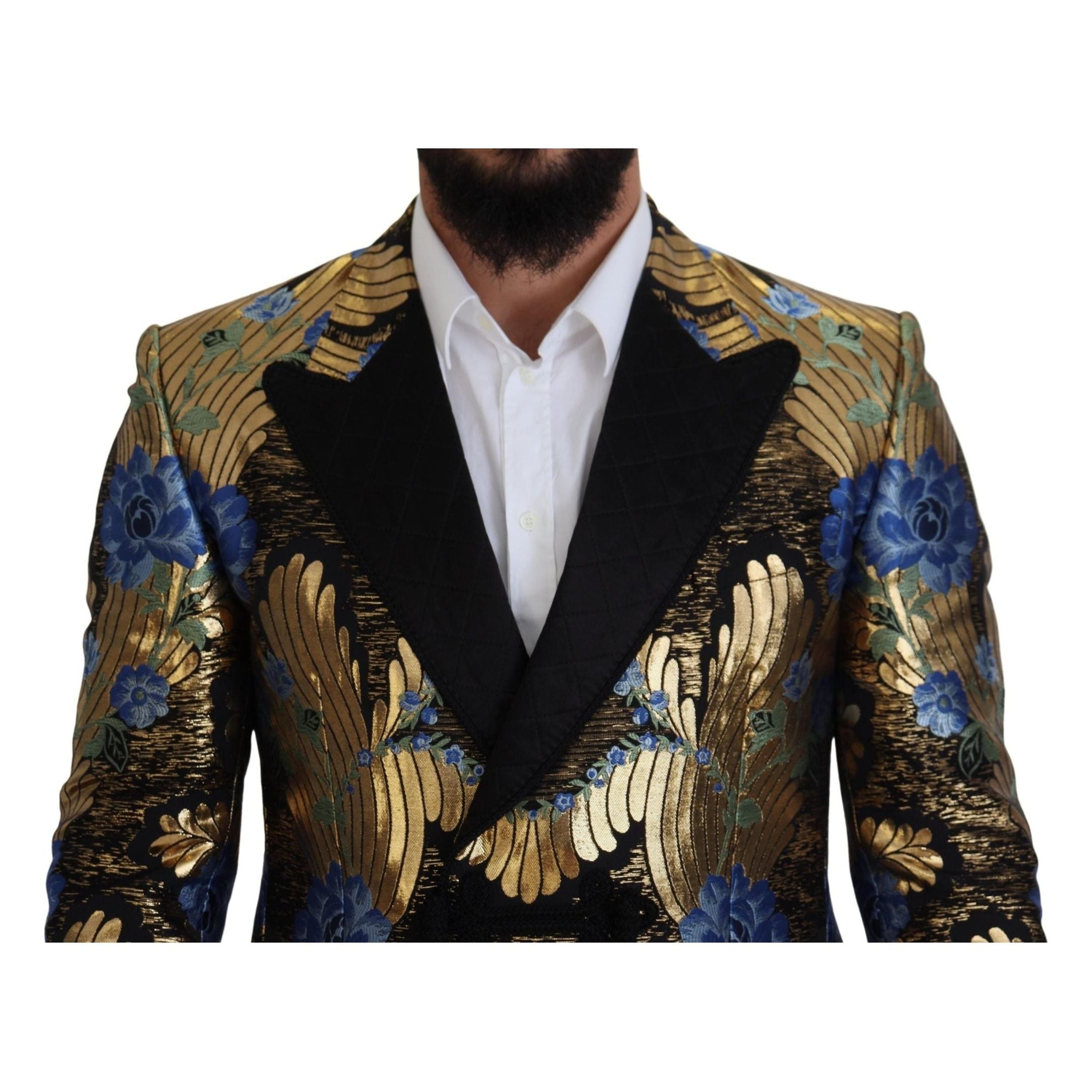 Elegant Floral Evening Party Blazer