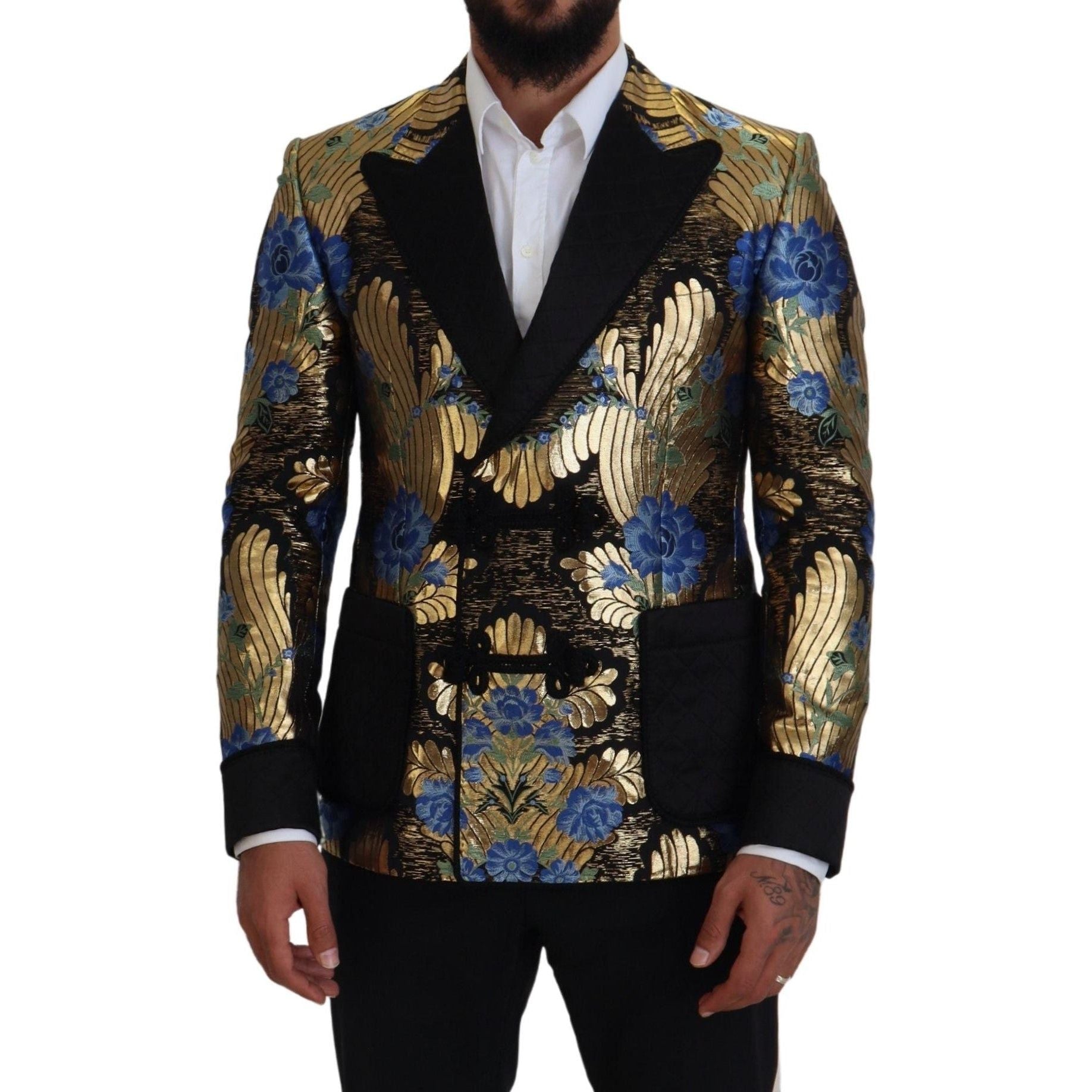 Elegant Floral Evening Party Blazer