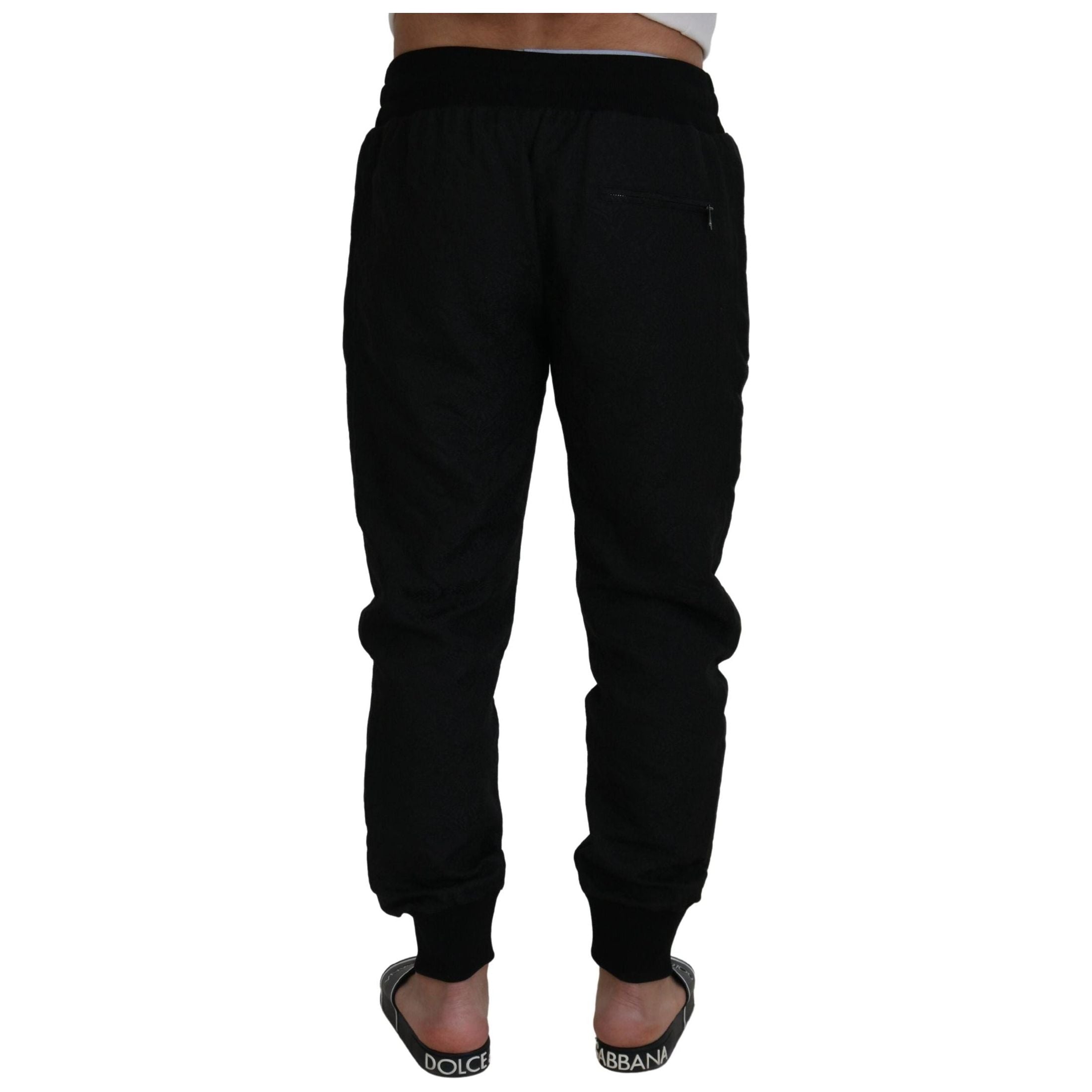 Elegant Black Jogger Pants for the Modern Man