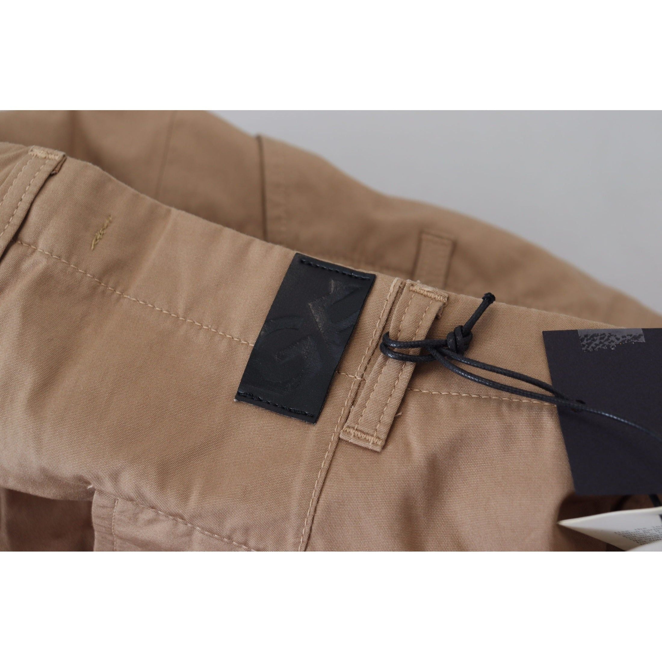 Elegant Brown Straight Fit Chinos