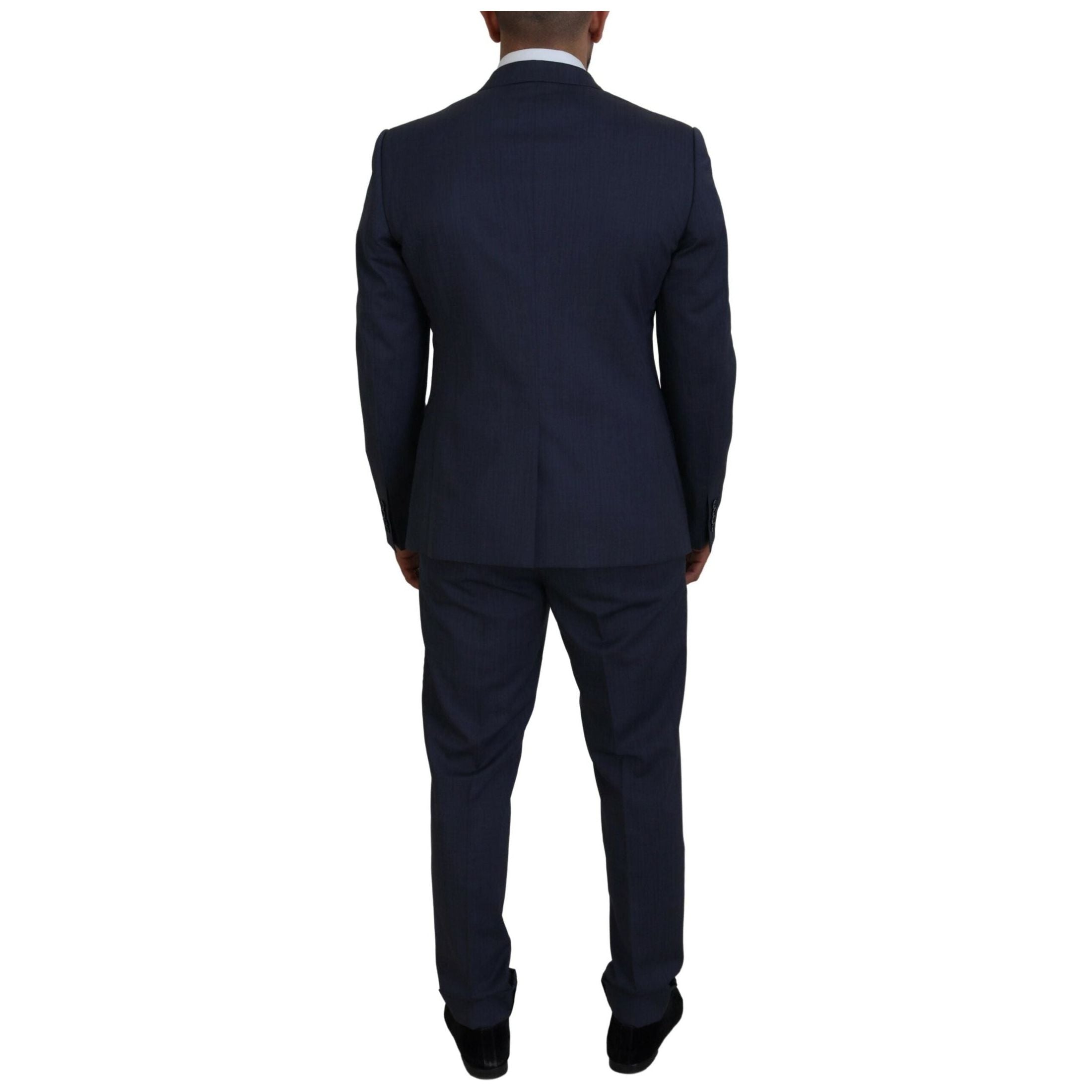 Elegant Blue Martini Men's Slim Fit Suit