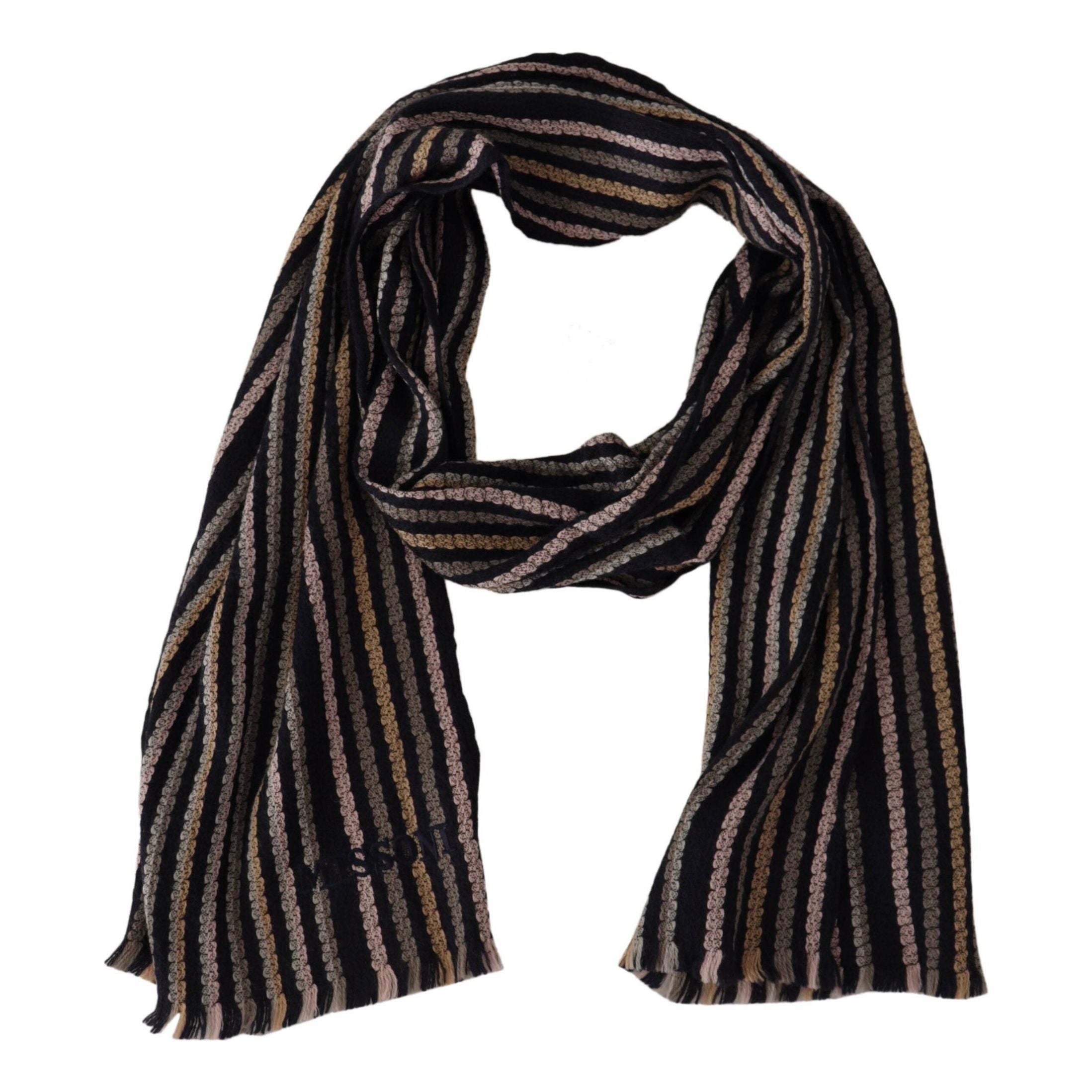 Authentic Multicolor Wool Mens Scarf