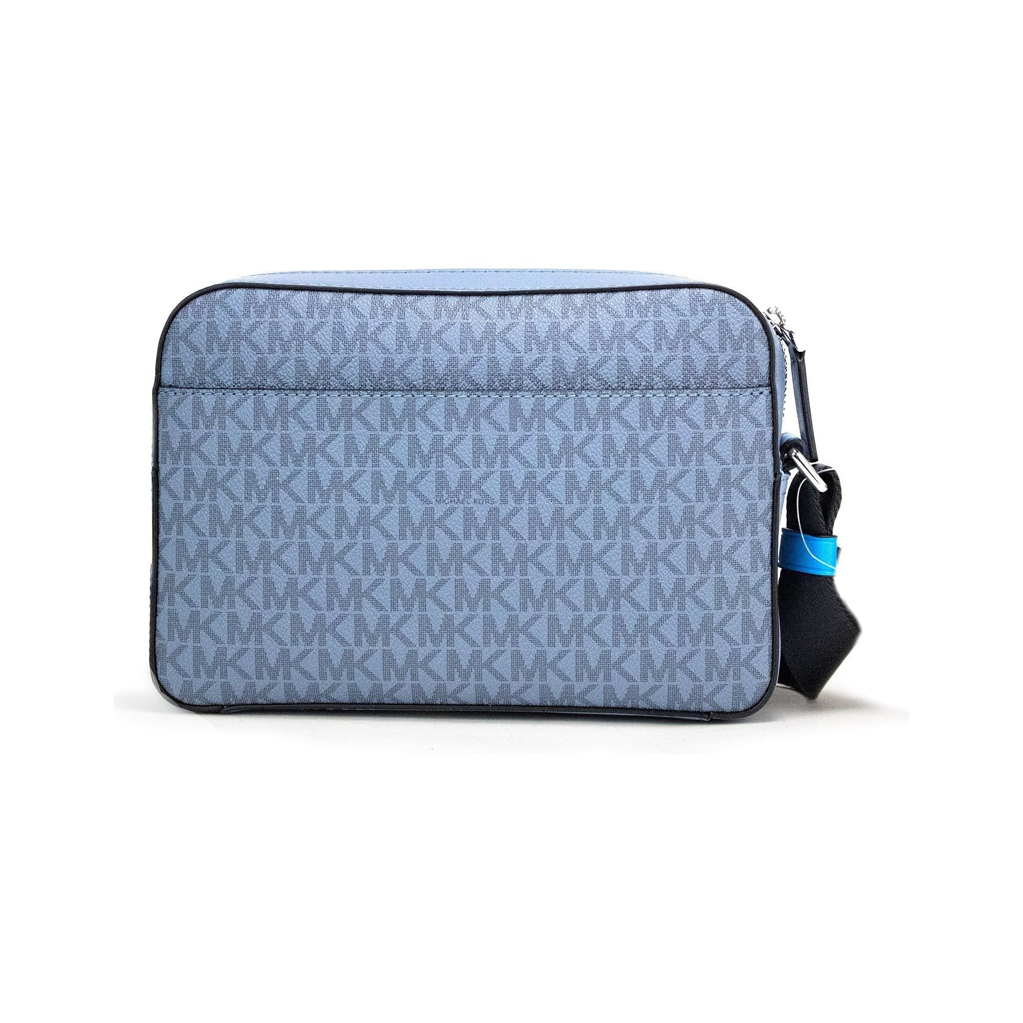 Cooper Small Denim Multi Signature PVC Utility Crossbody Bag