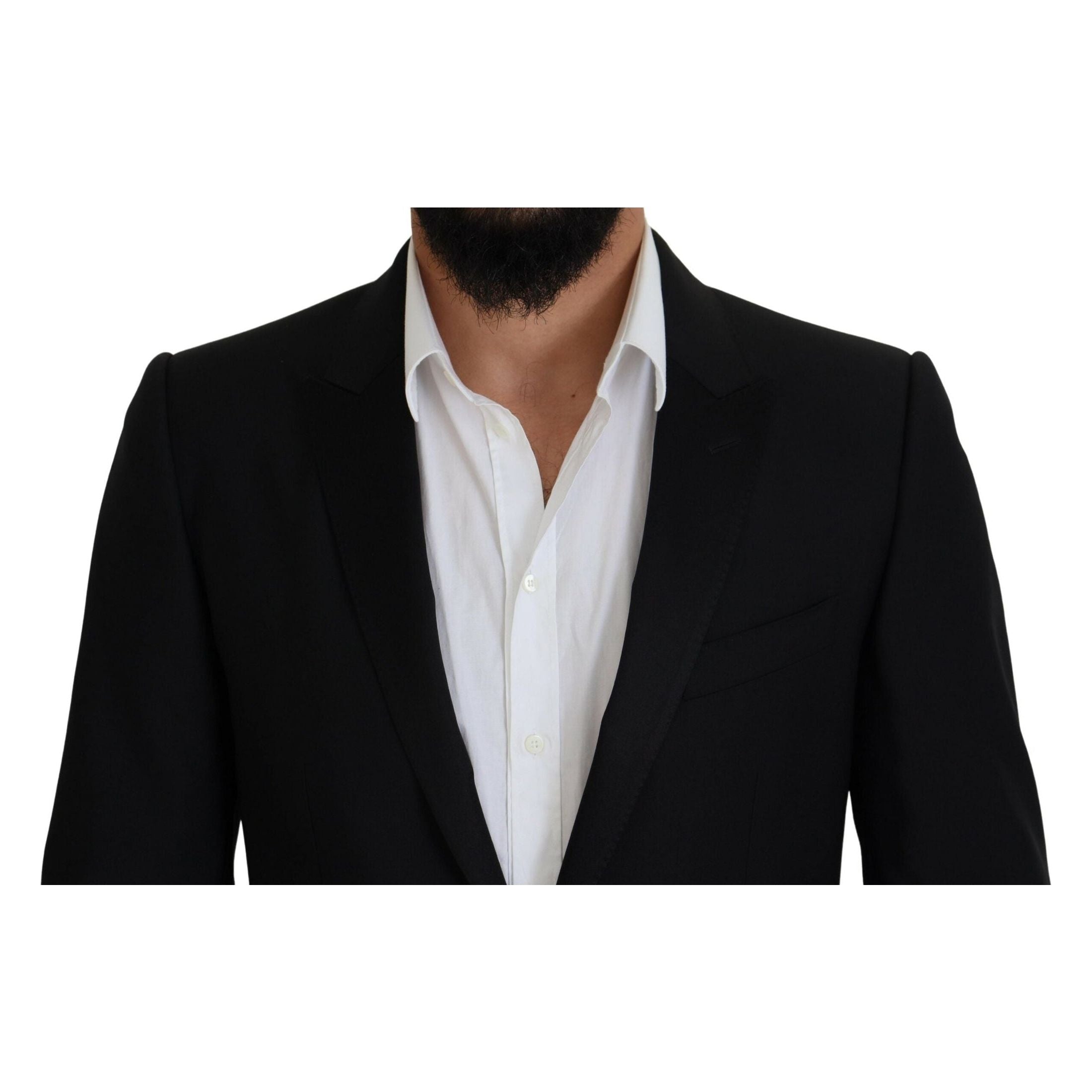 Elegant Martini Black Formal Blazer