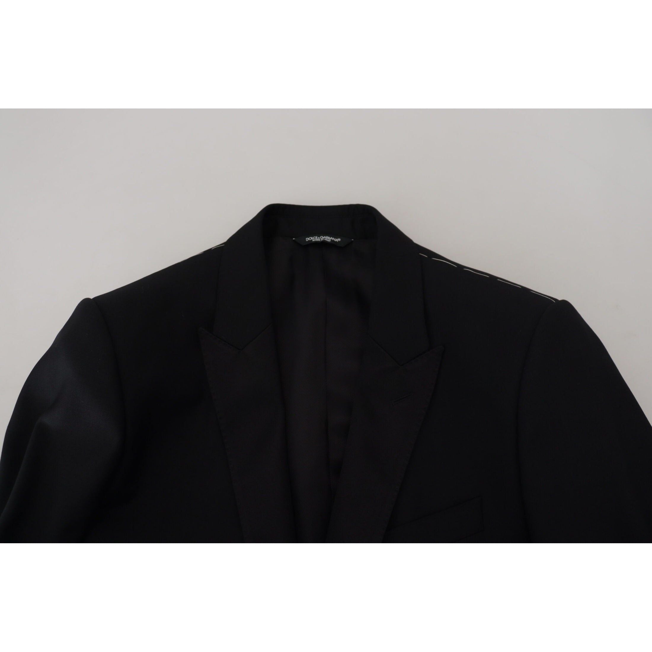 Elegant Martini Black Formal Blazer