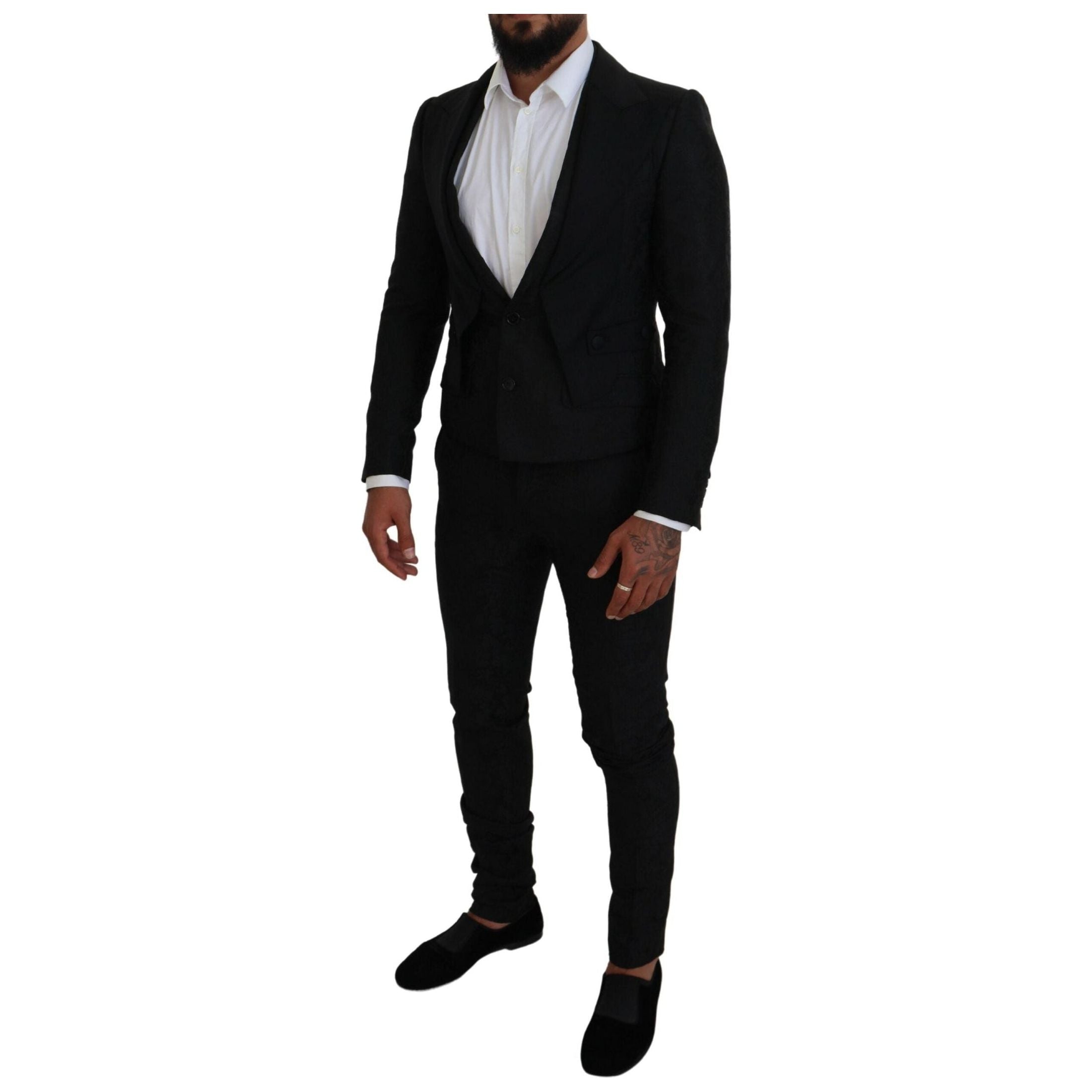 Elegant Black Martini Suit for the Modern Man