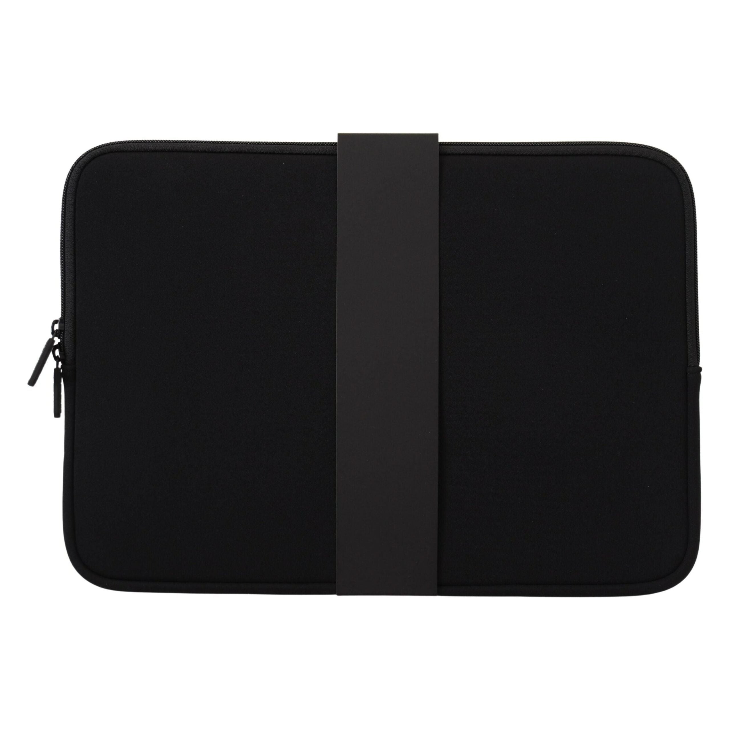 Sleek Black Neoprene Laptop Sleeve