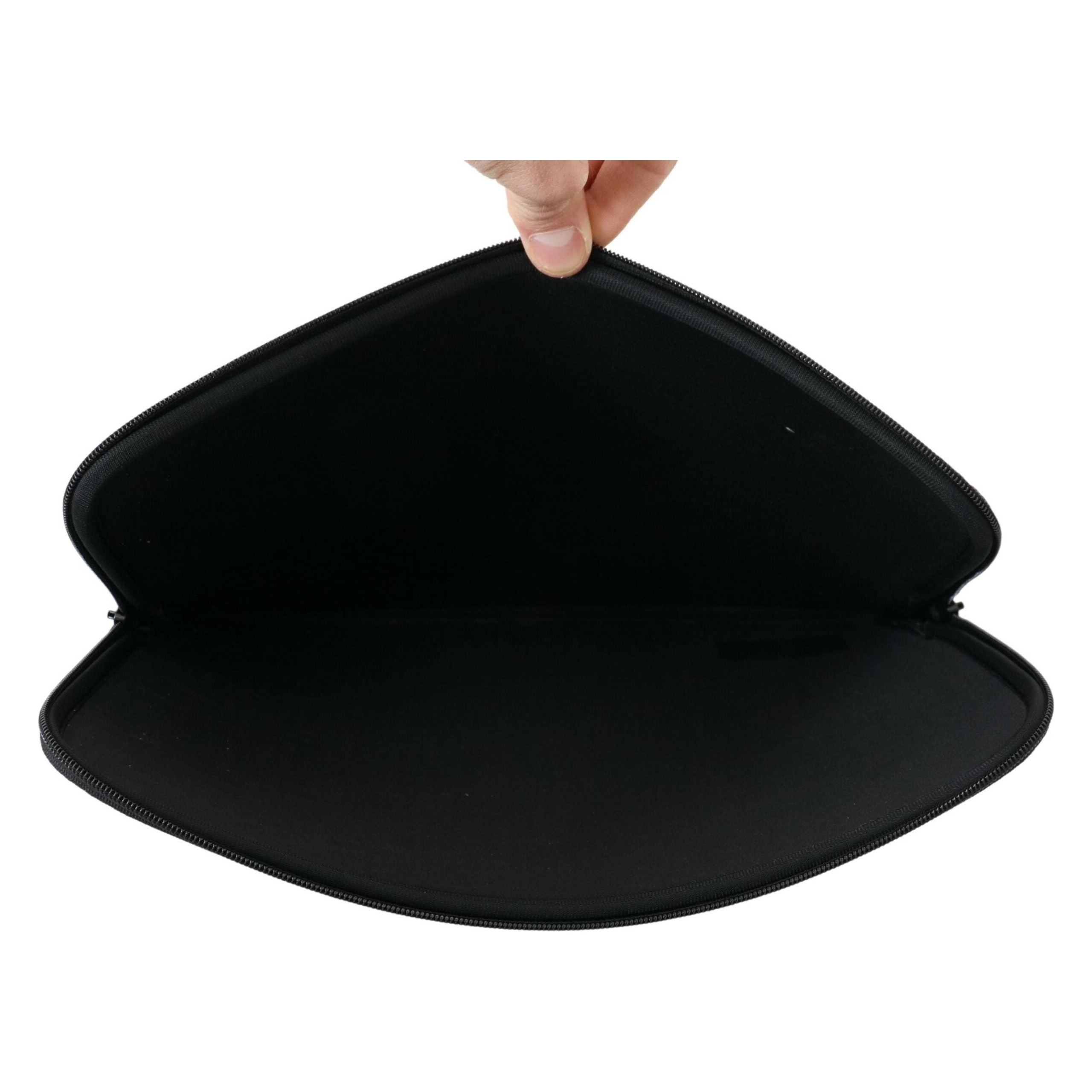 Sleek Black Neoprene Laptop Sleeve