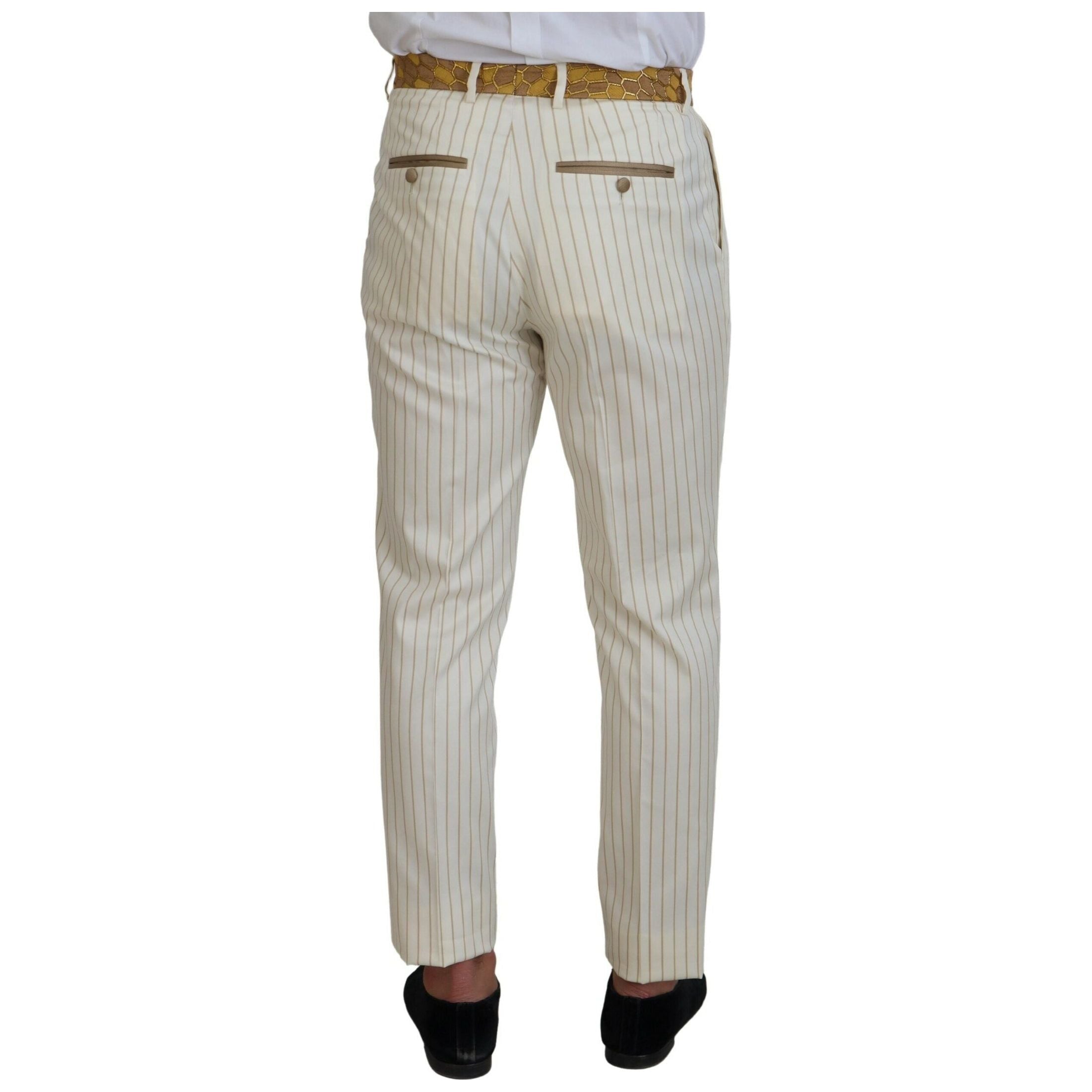 Elegant Off White Double Breasted Suit