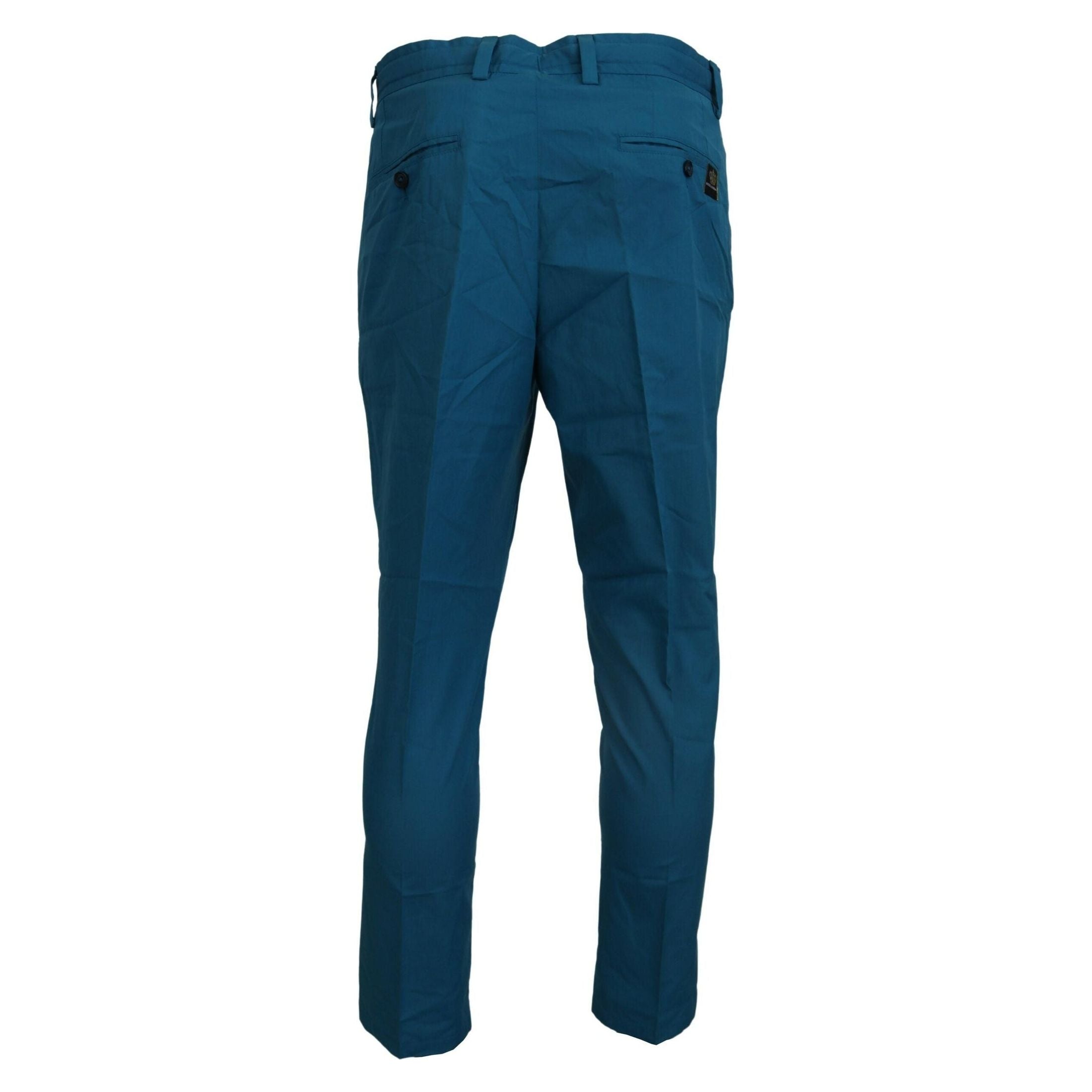 Casual Blue Chinos Trousers Pants