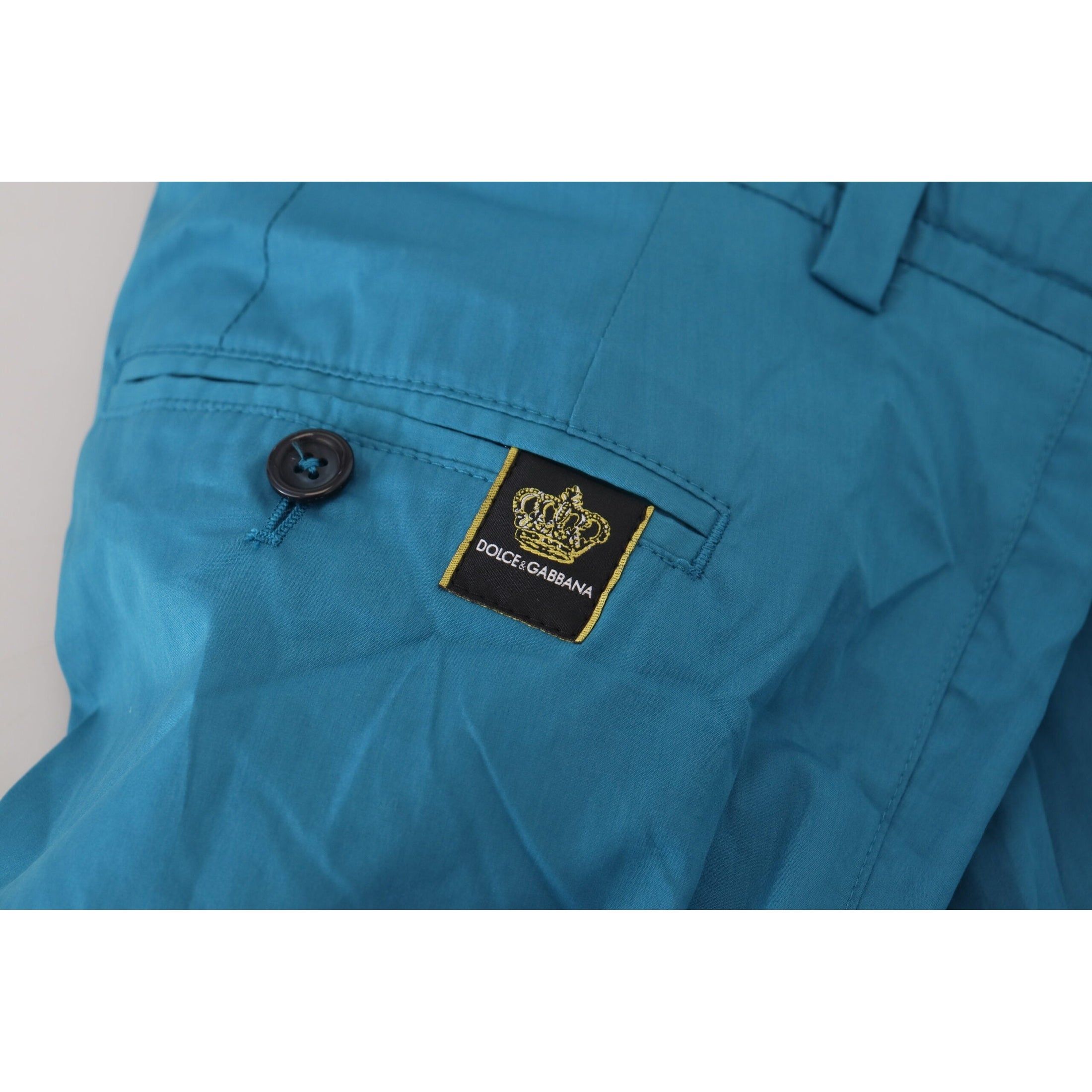 Casual Blue Chinos Trousers Pants