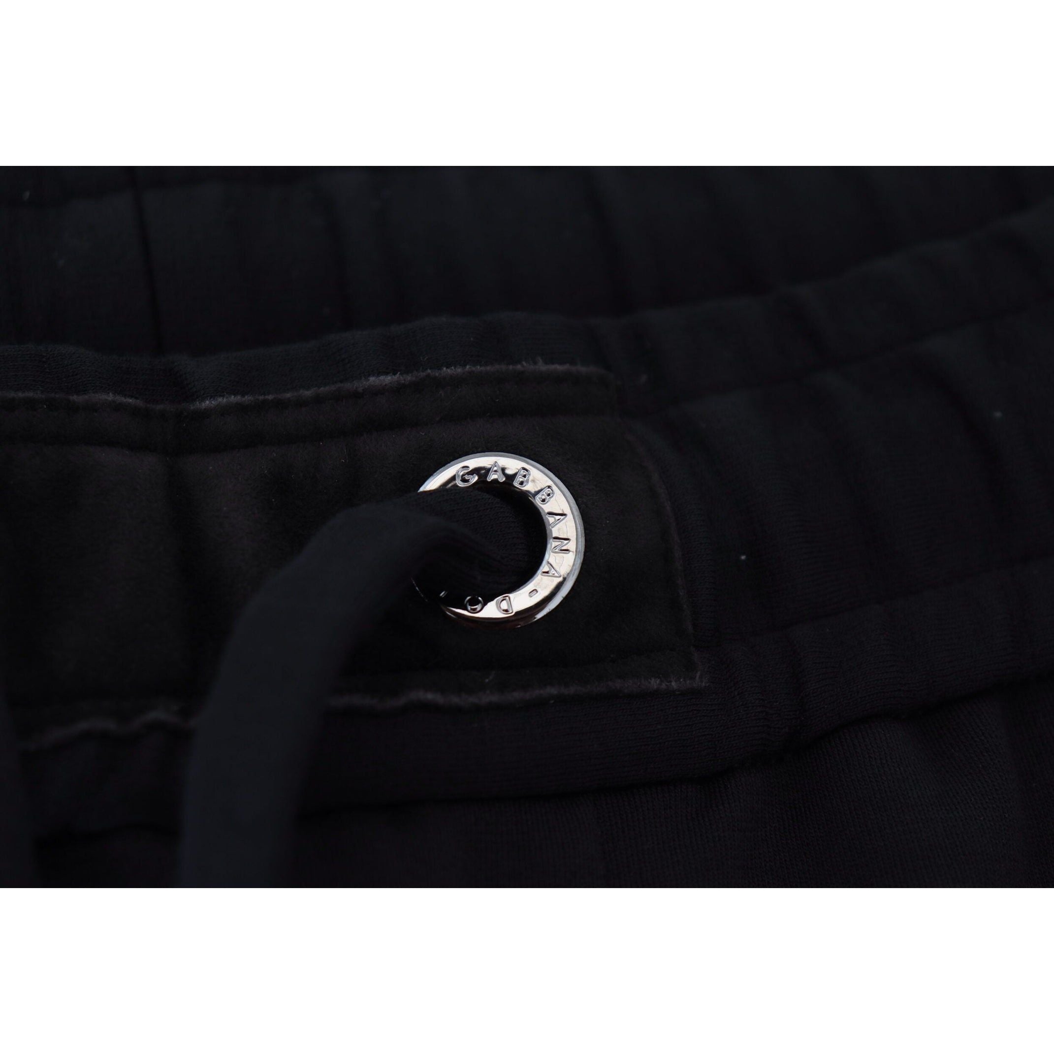 Sleek Black Wool-Blend Sweatpants