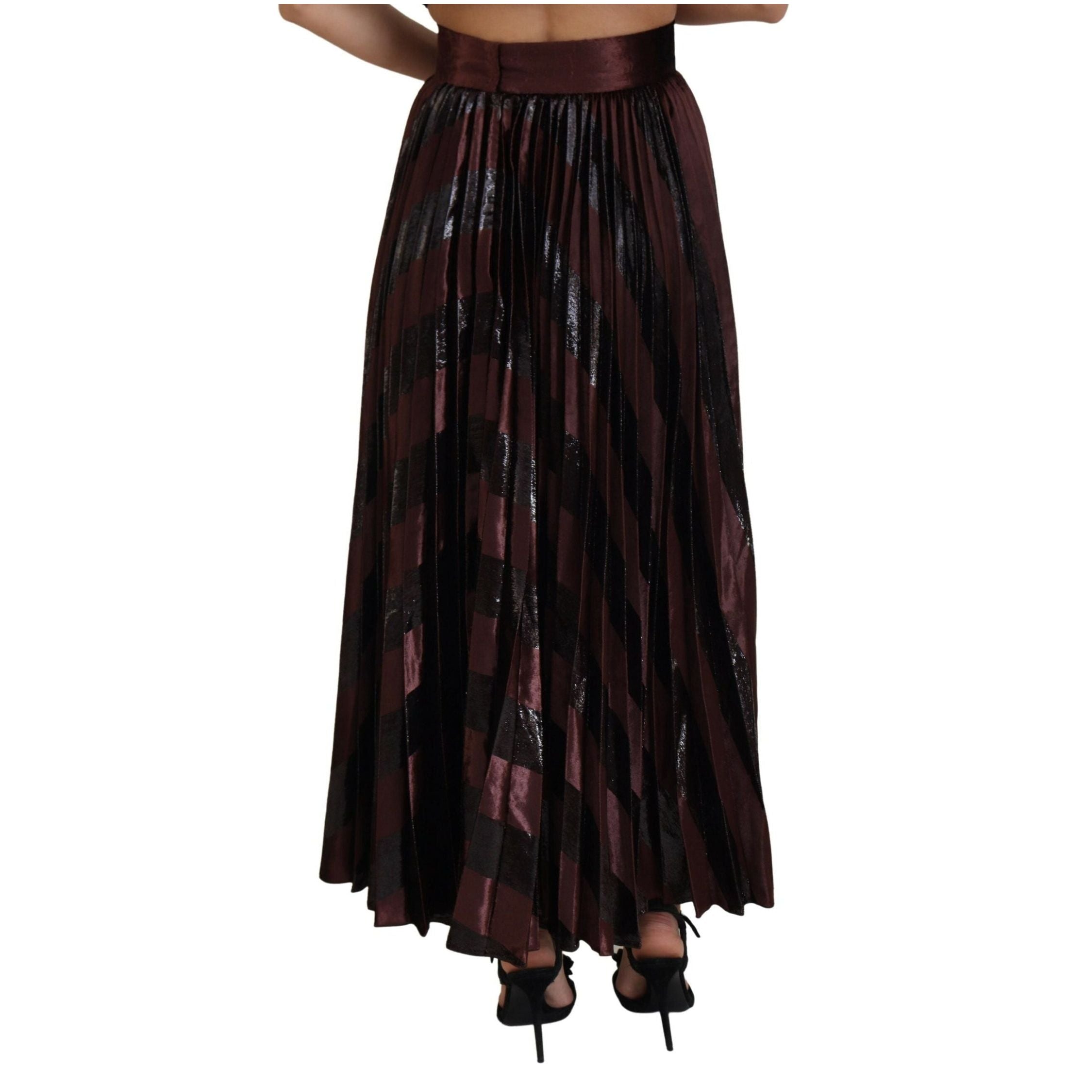 Elegant High Waist A-Line Maxi Skirt