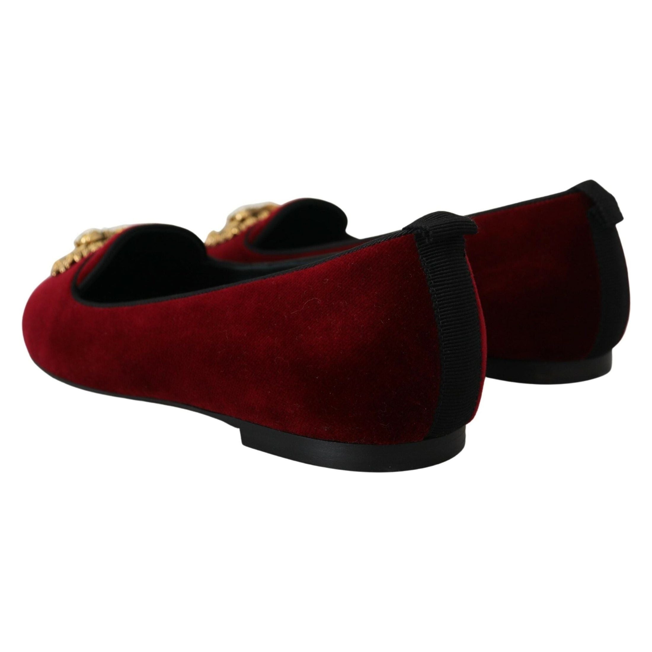 Bordeaux Velvet Devotion Loafers